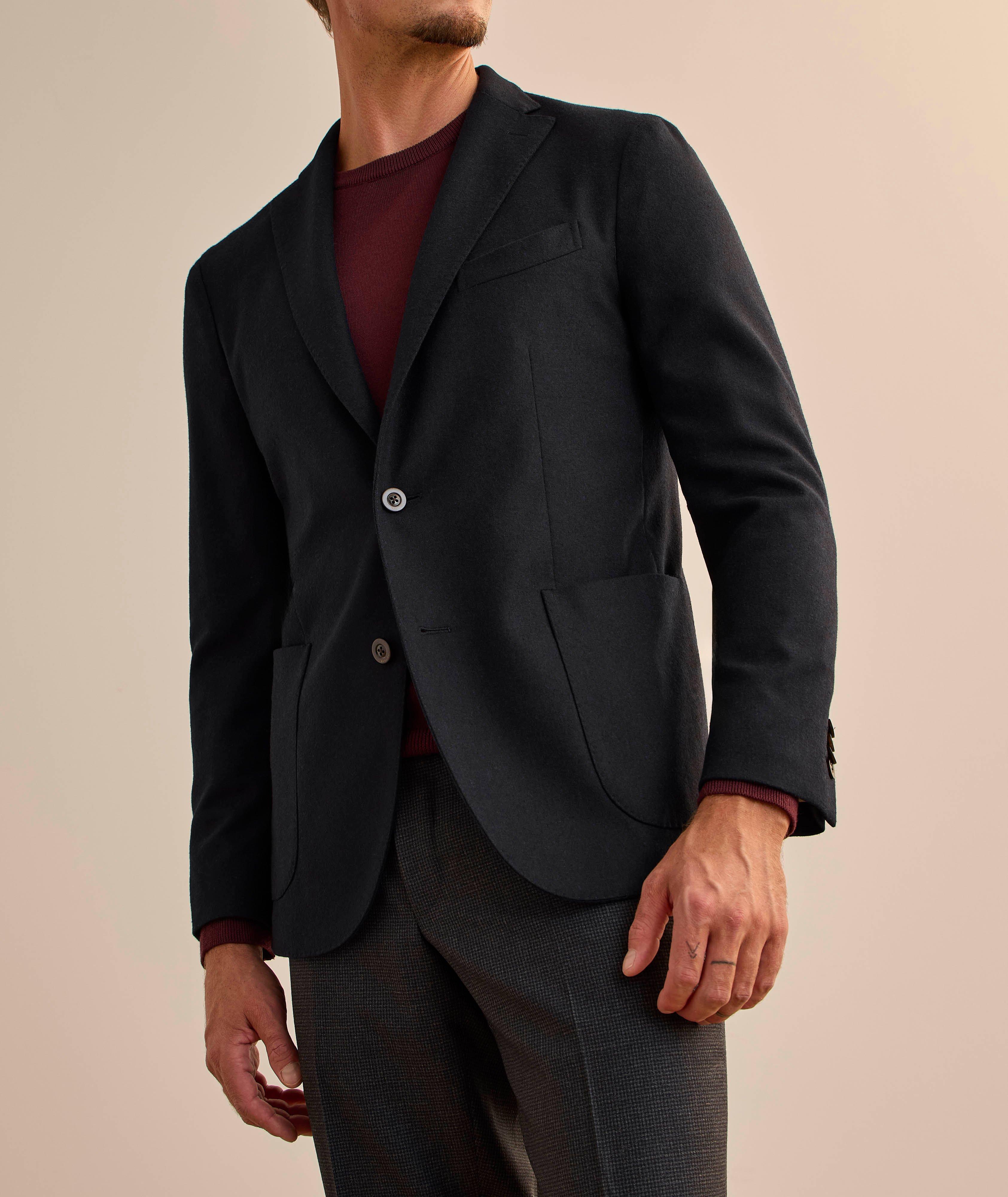 Flannel Virgin Wool-Blend Sport Jacket image 1