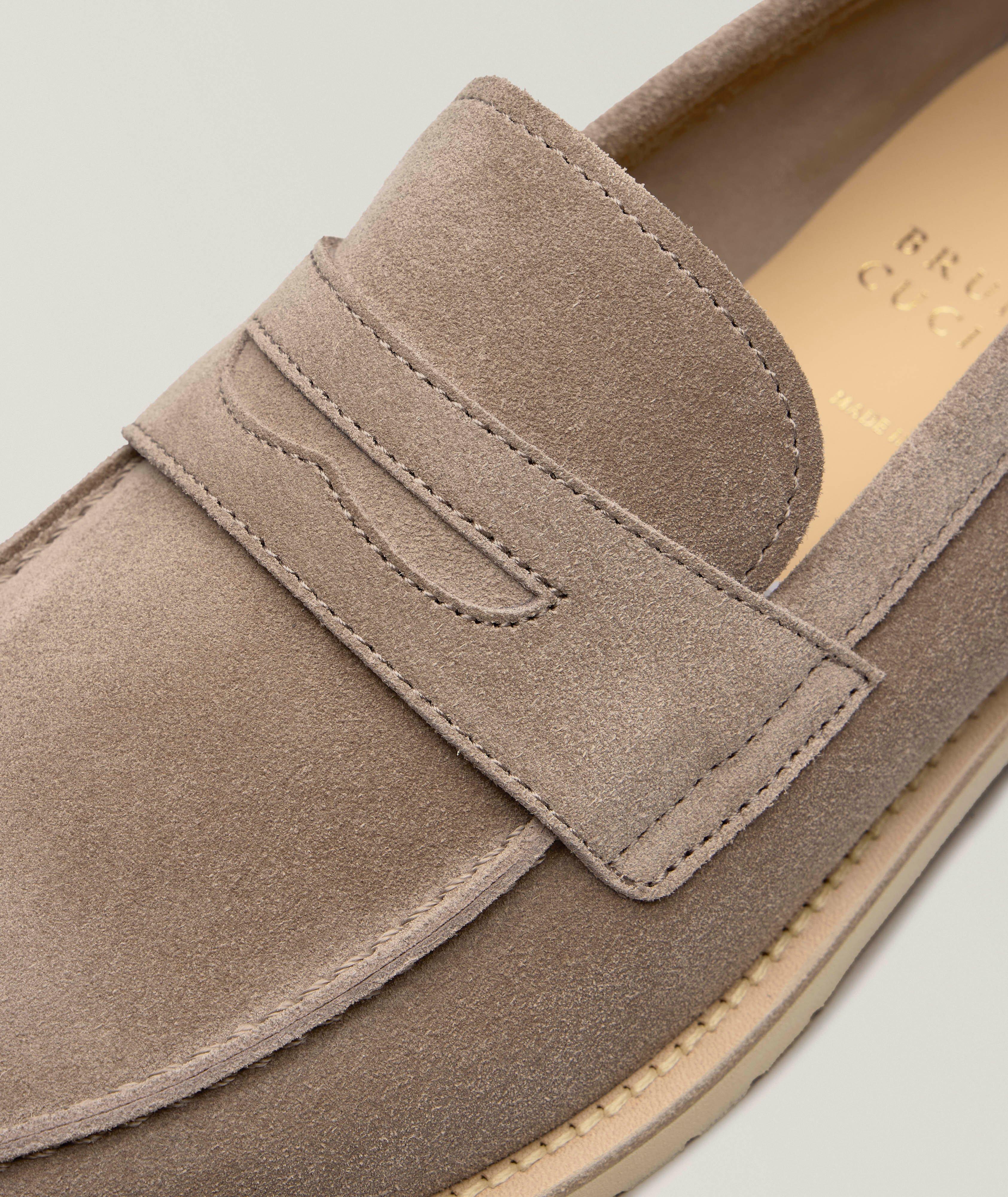 Suede Penny Loafers image 2