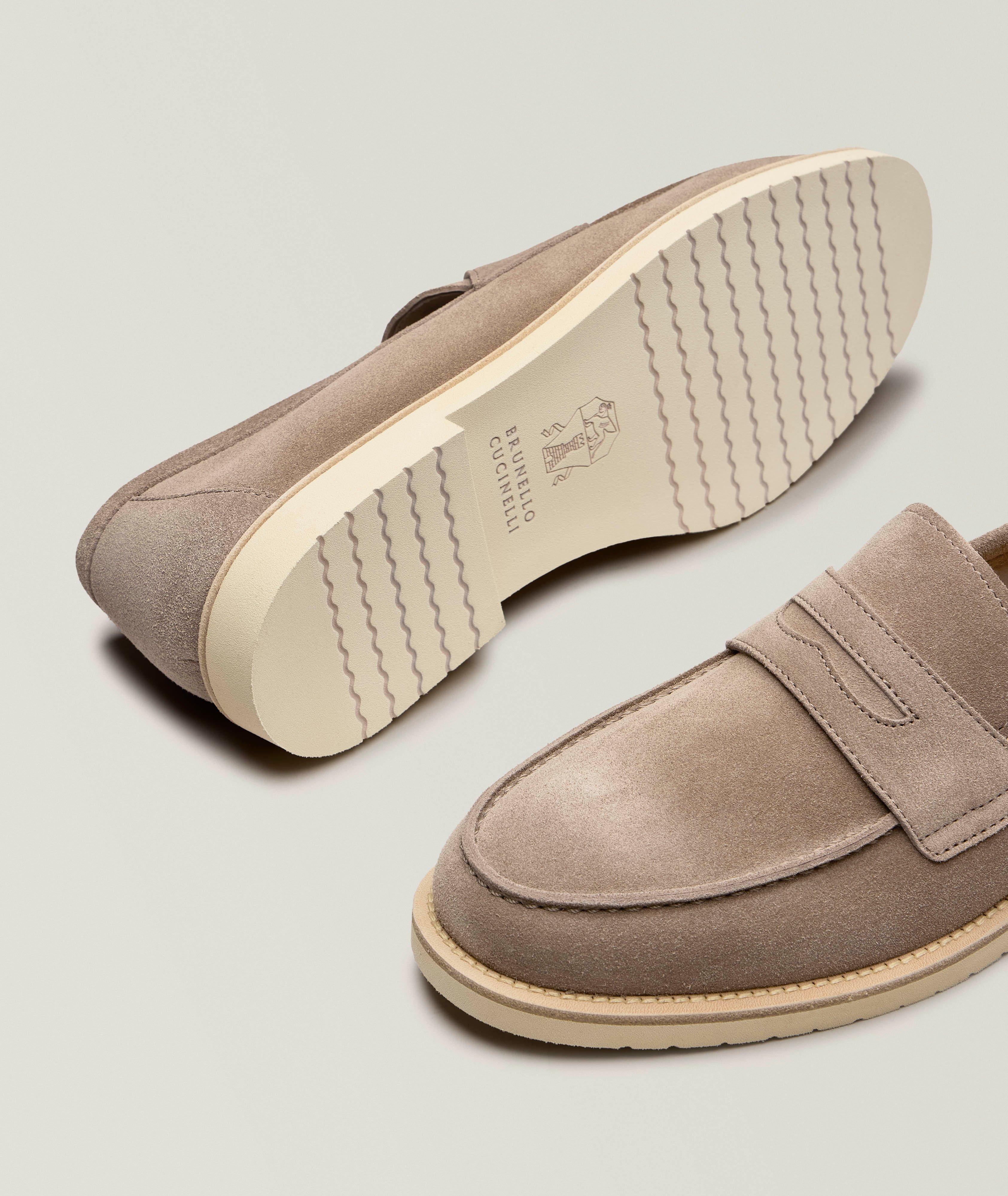 Suede Penny Loafers image 3