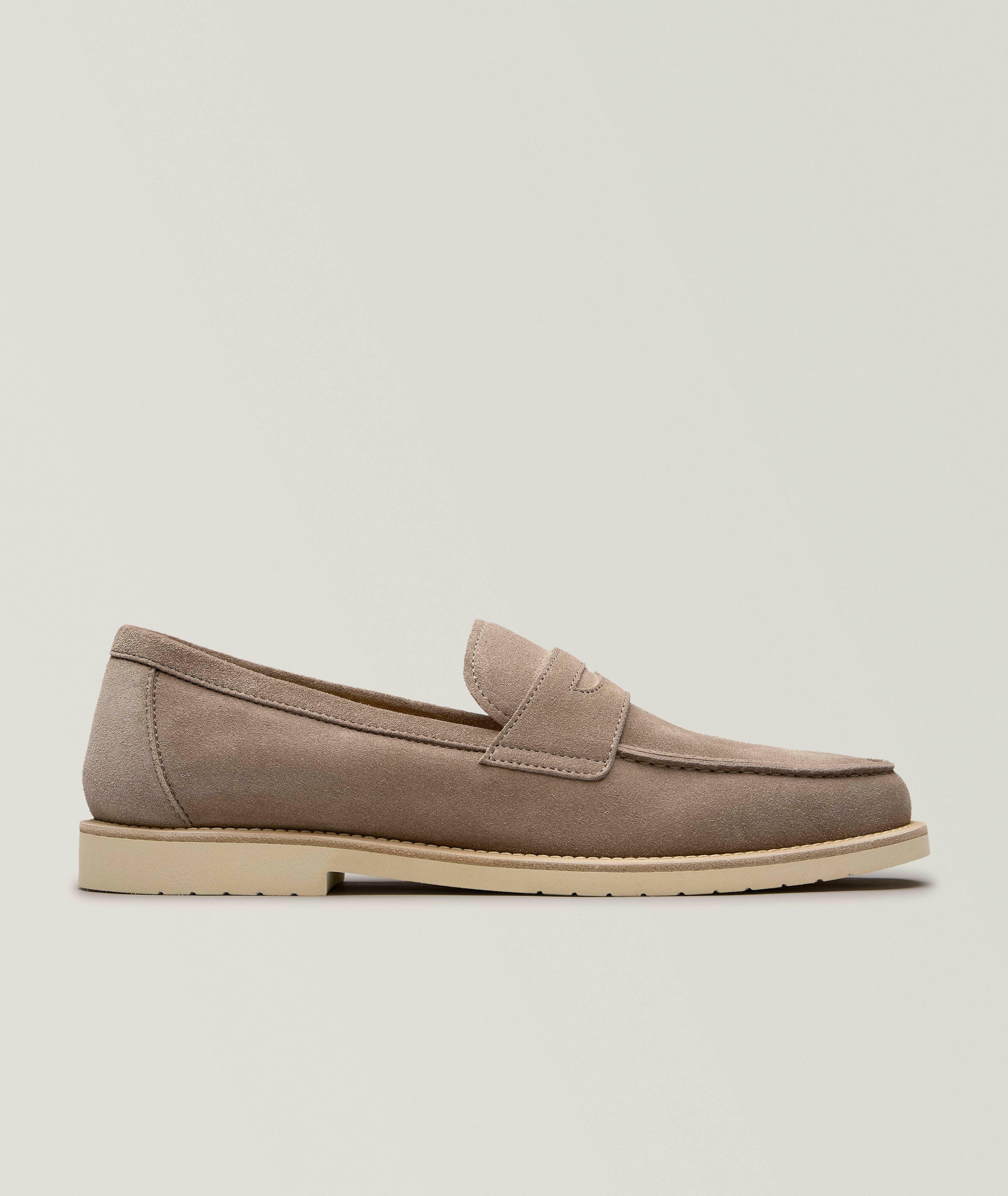 Suede Penny Loafers image 0