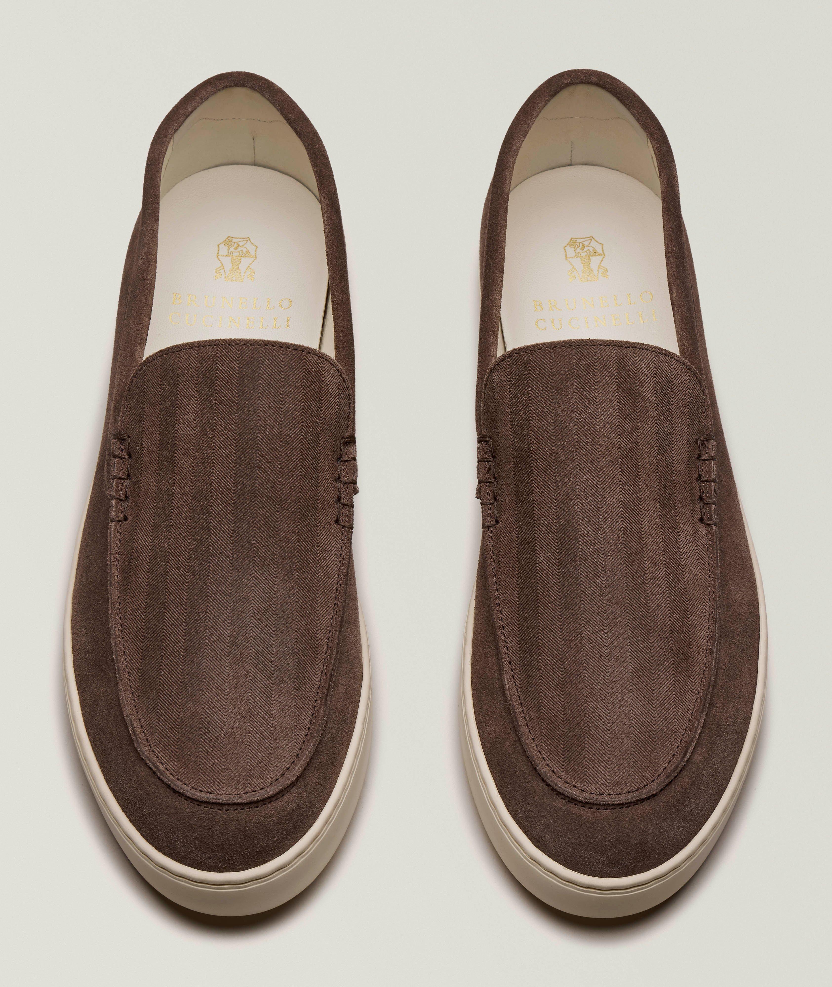 Venetian Suede Slip-On Sneakers image 1