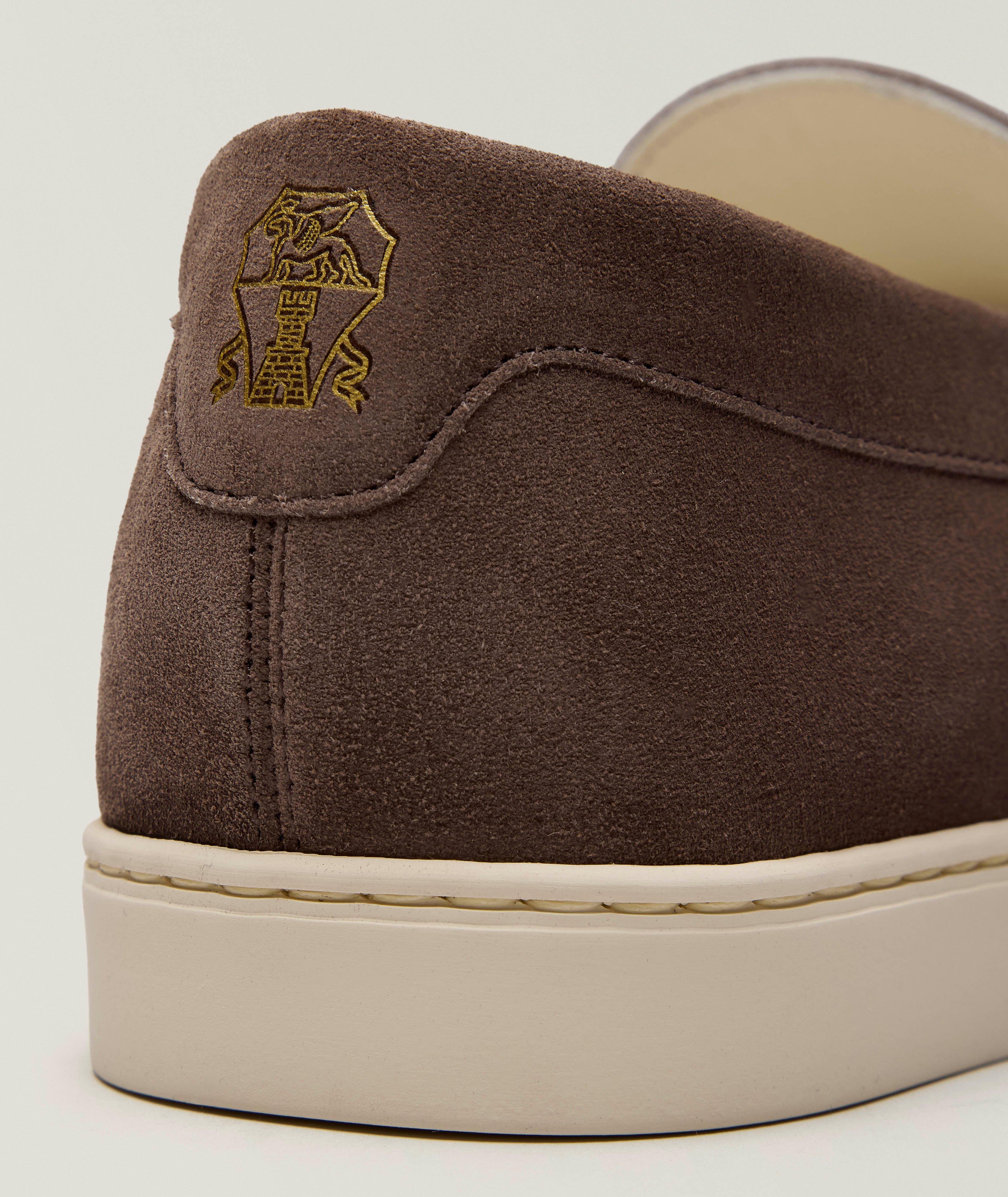 Venetian Suede Slip-On Sneakers image 2