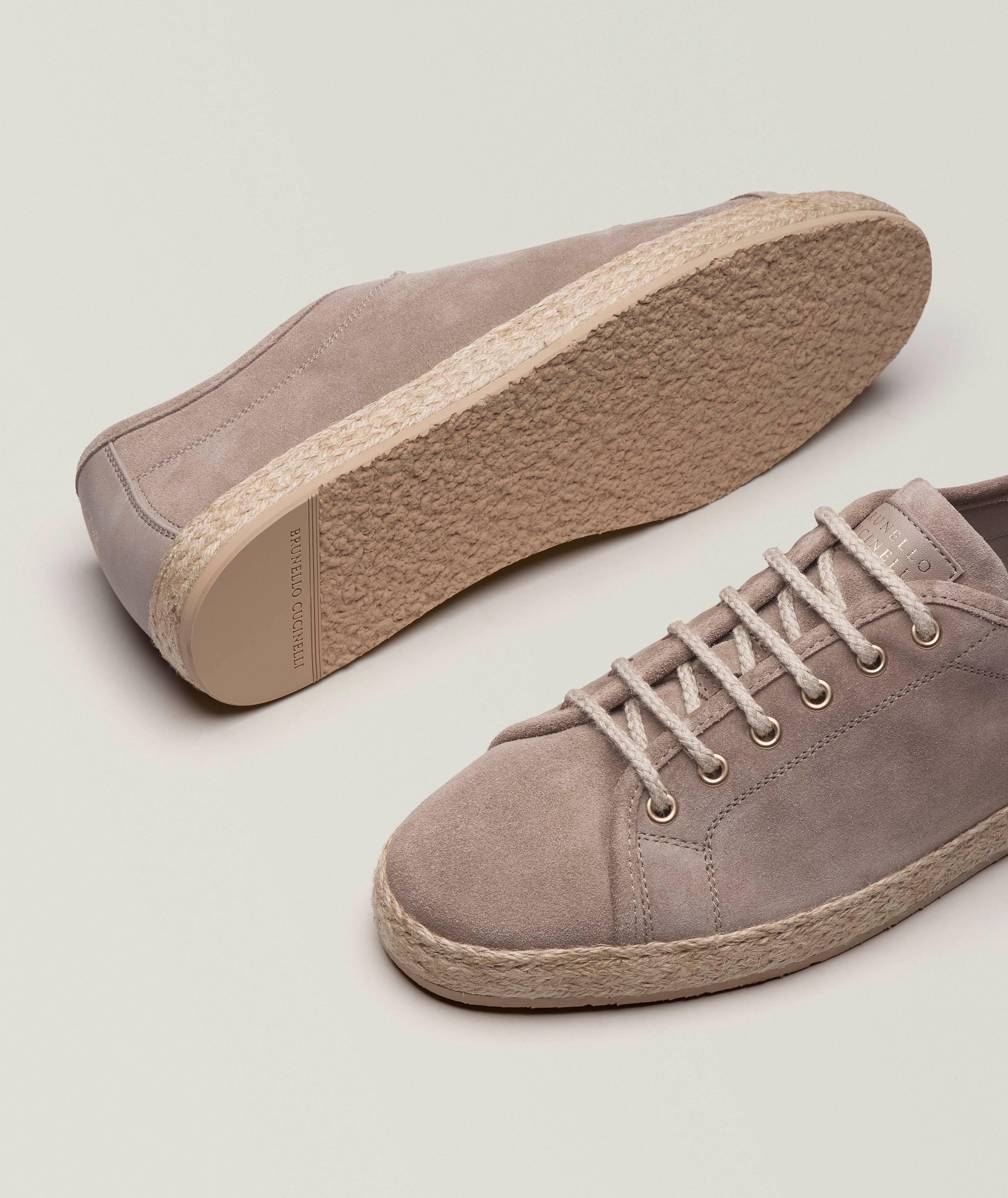 Suede Espadrille Sneakers image 3