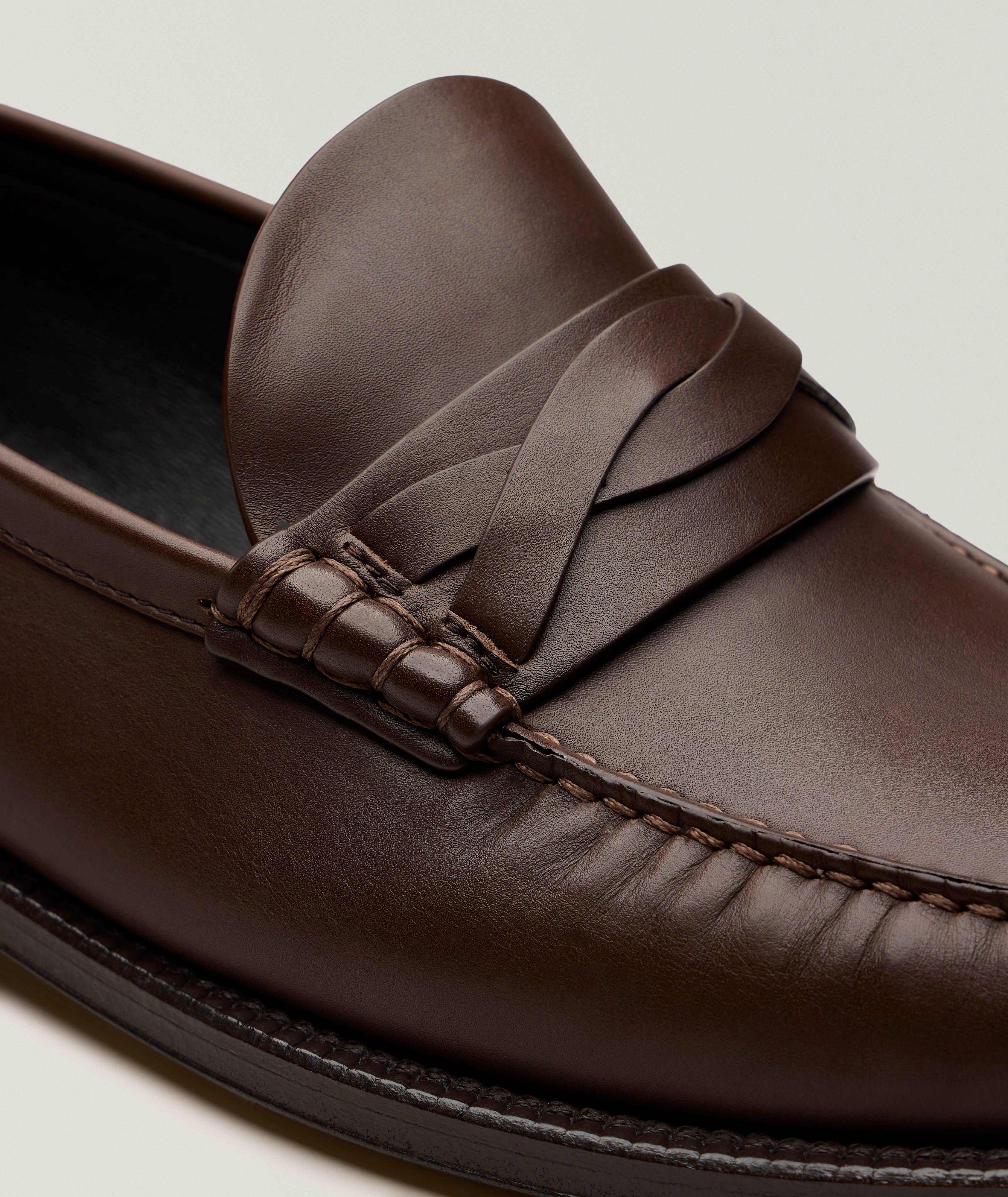 Leather Penny Loafers image 2