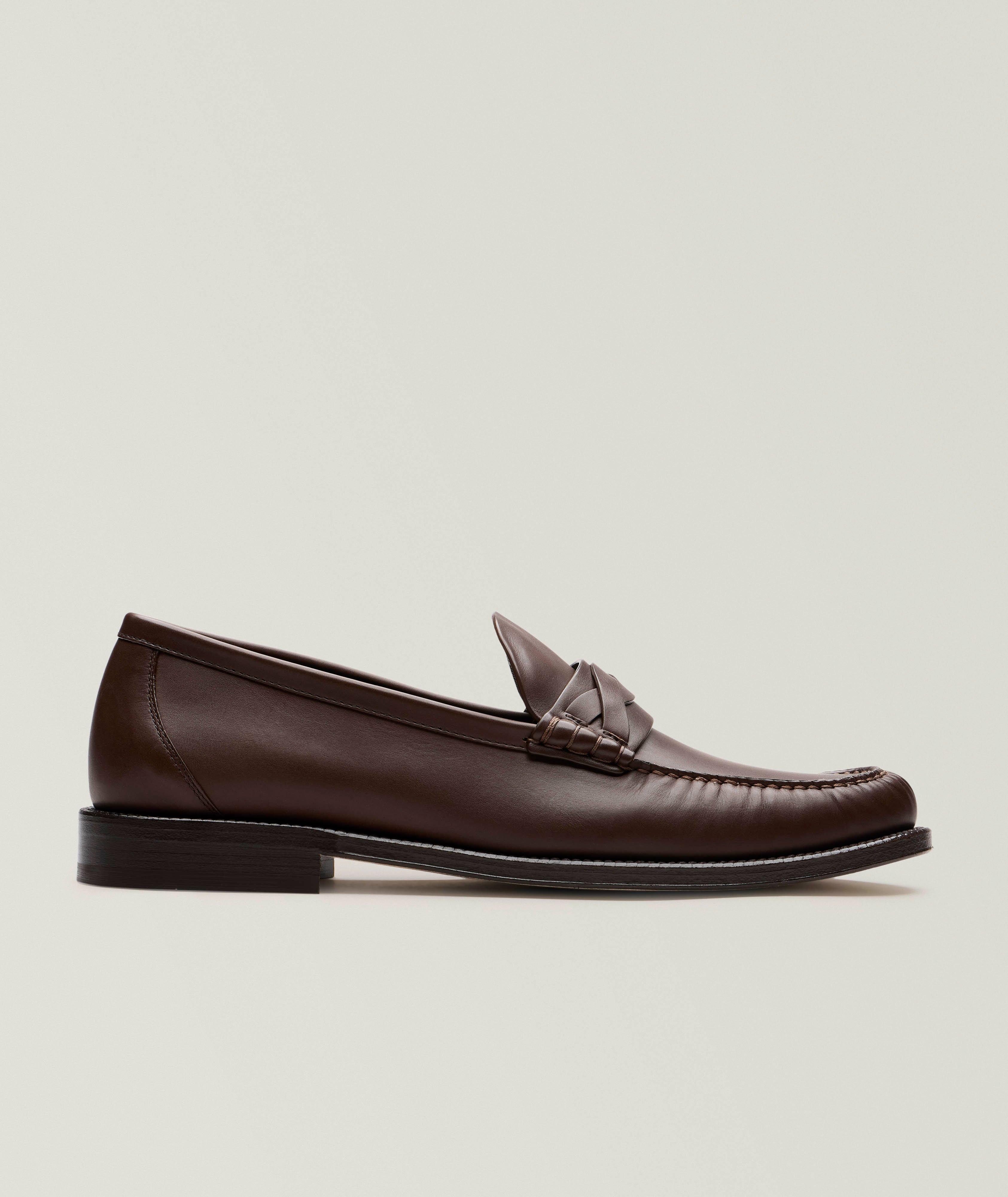 Brunello Cucinelli Leather Penny Loafers