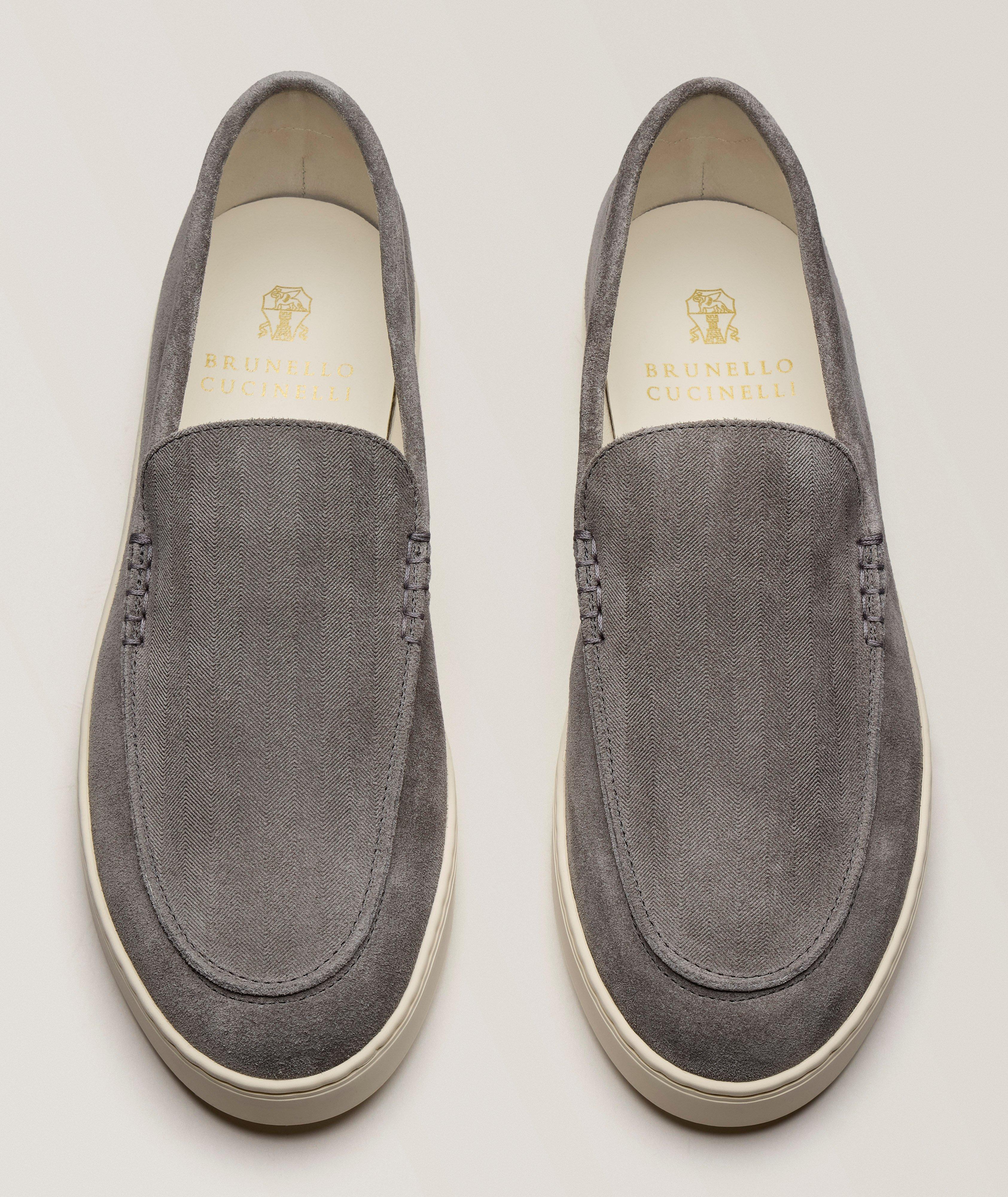Venetian Suede Slip-On Sneakers image 1