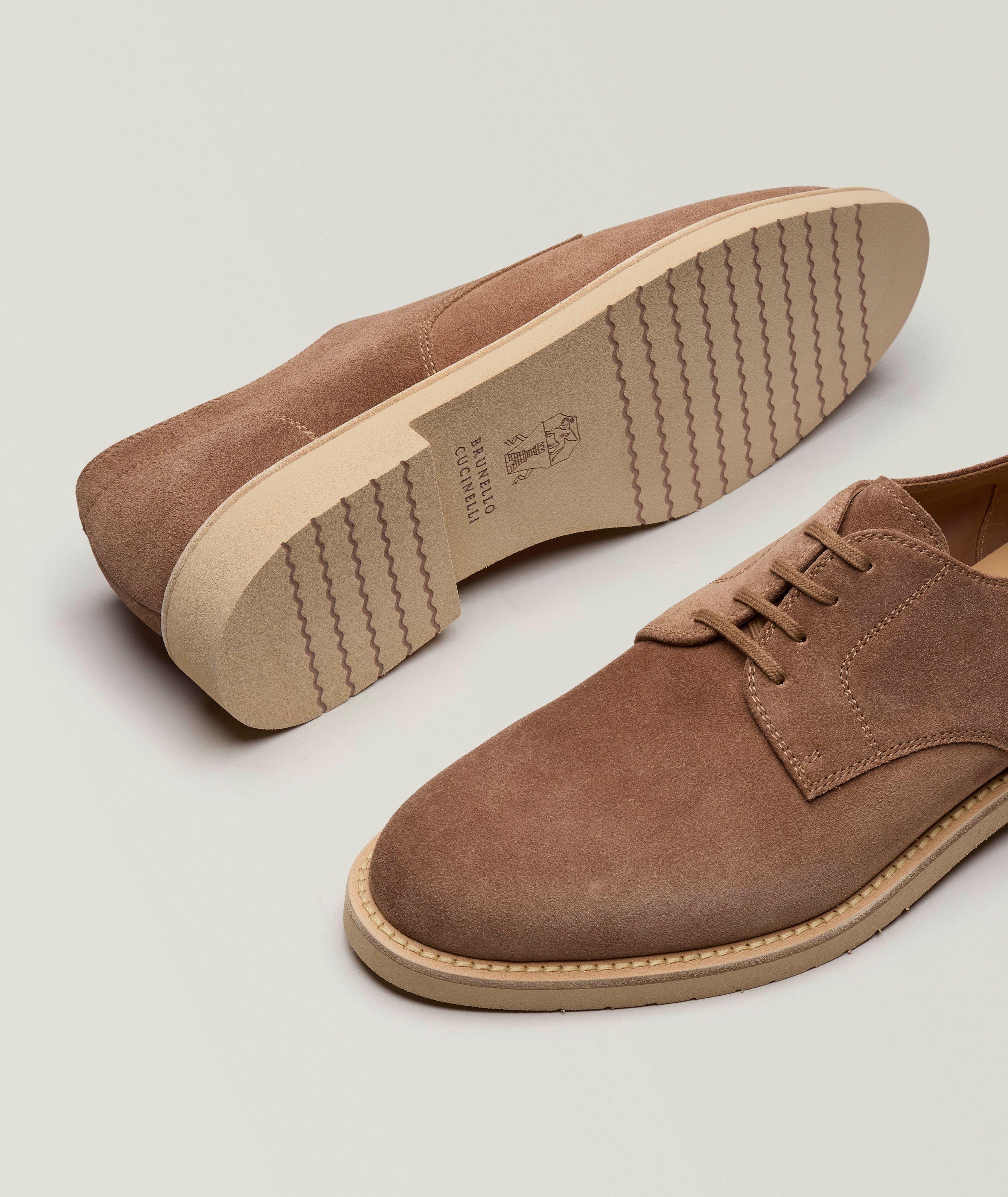 Derbies à lacets en suède image 3