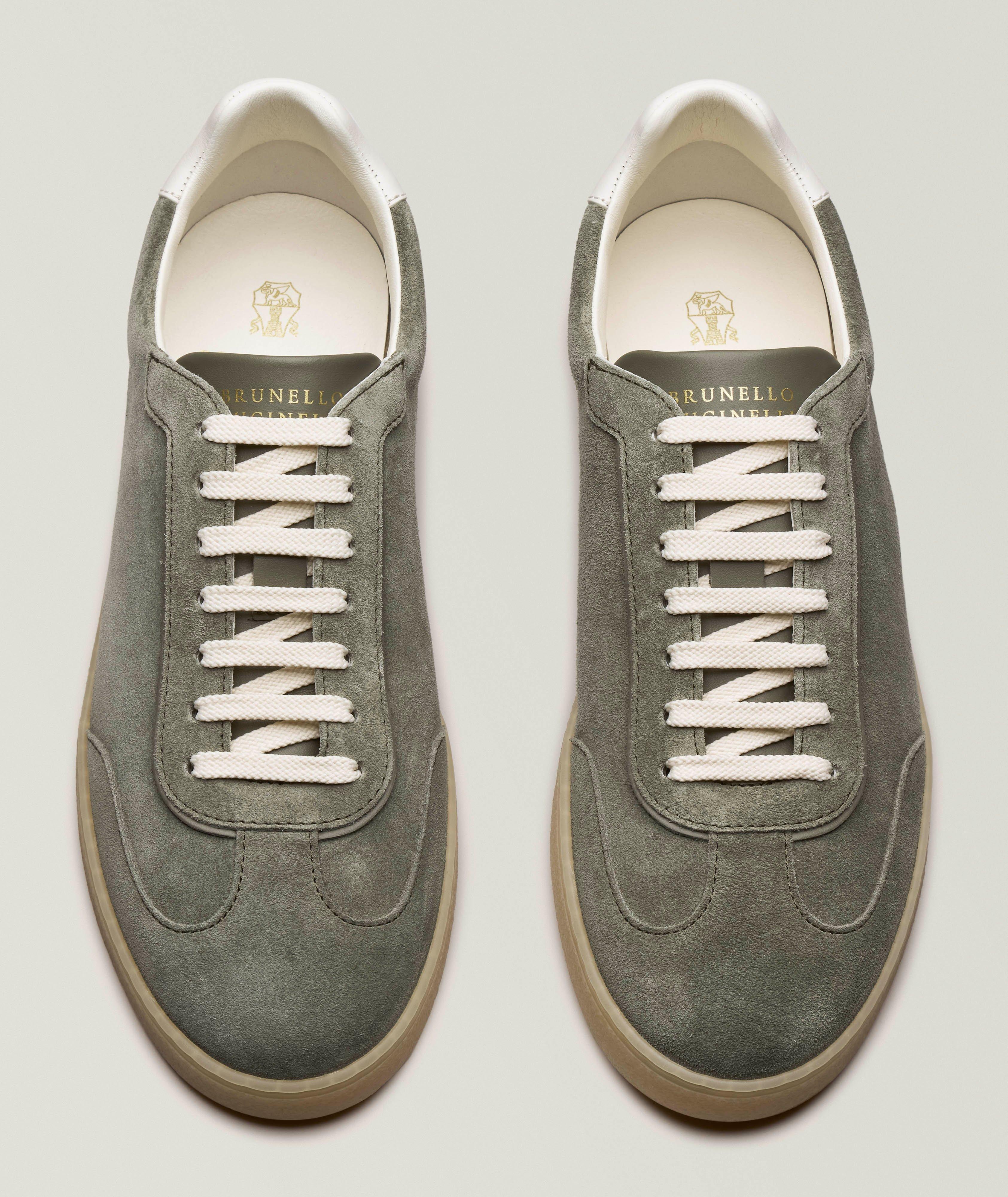 Washed Suede Sneakers image 1