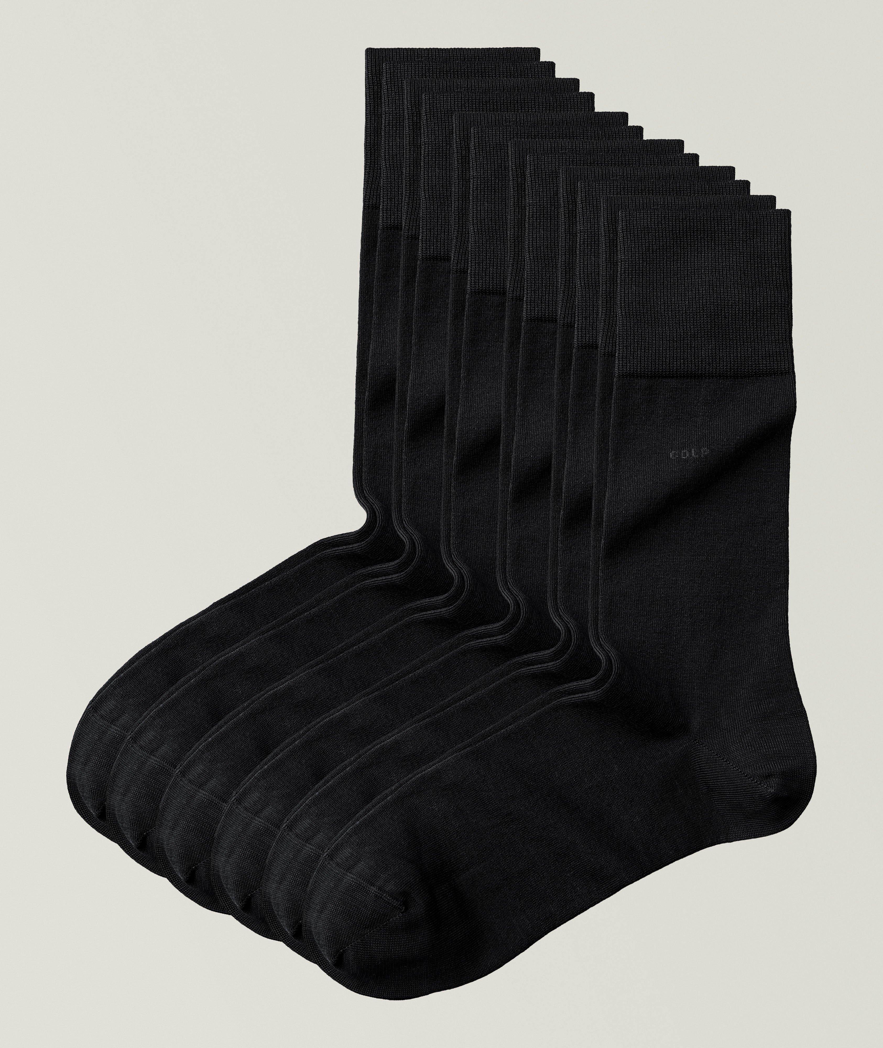 Six-Pack Mid-Length Mercerized Socks  image 0