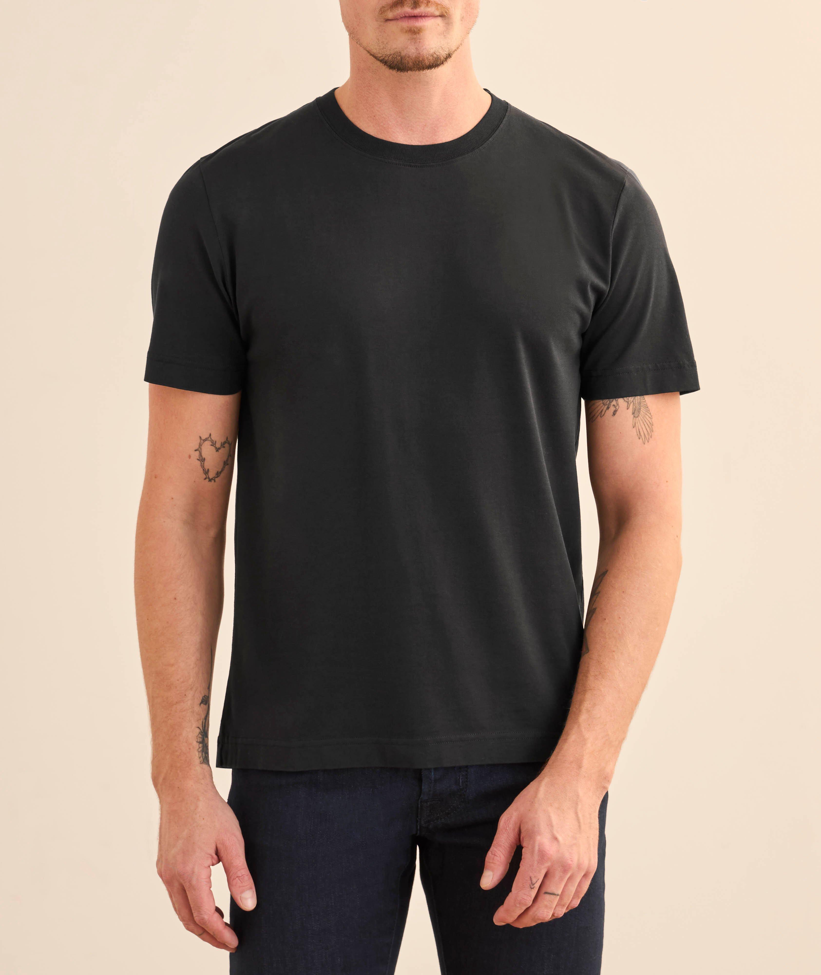 Lyocell-Cotton Crewneck T-Shirt image 1