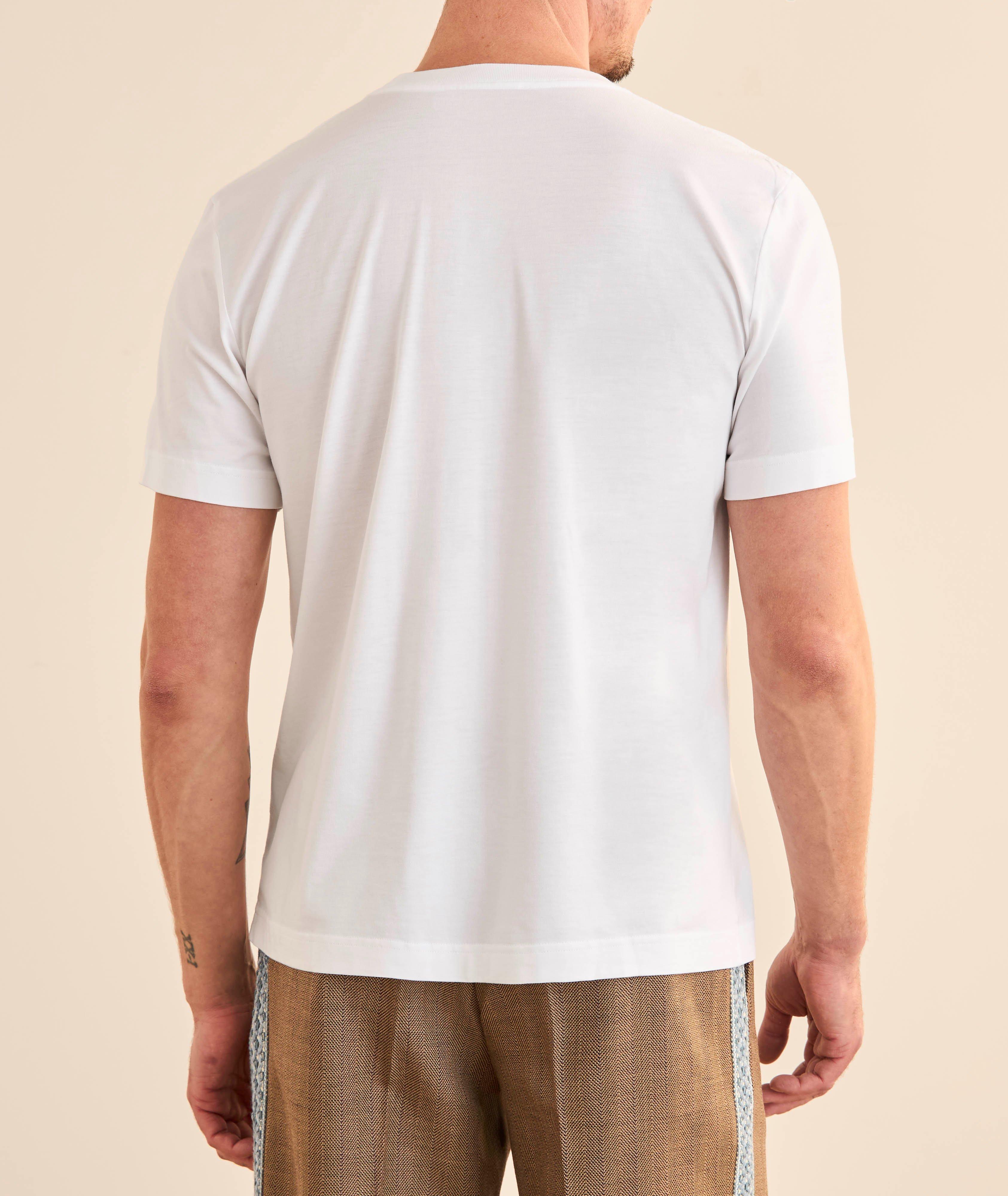Lyocell-Cotton Crewneck T-Shirt image 2