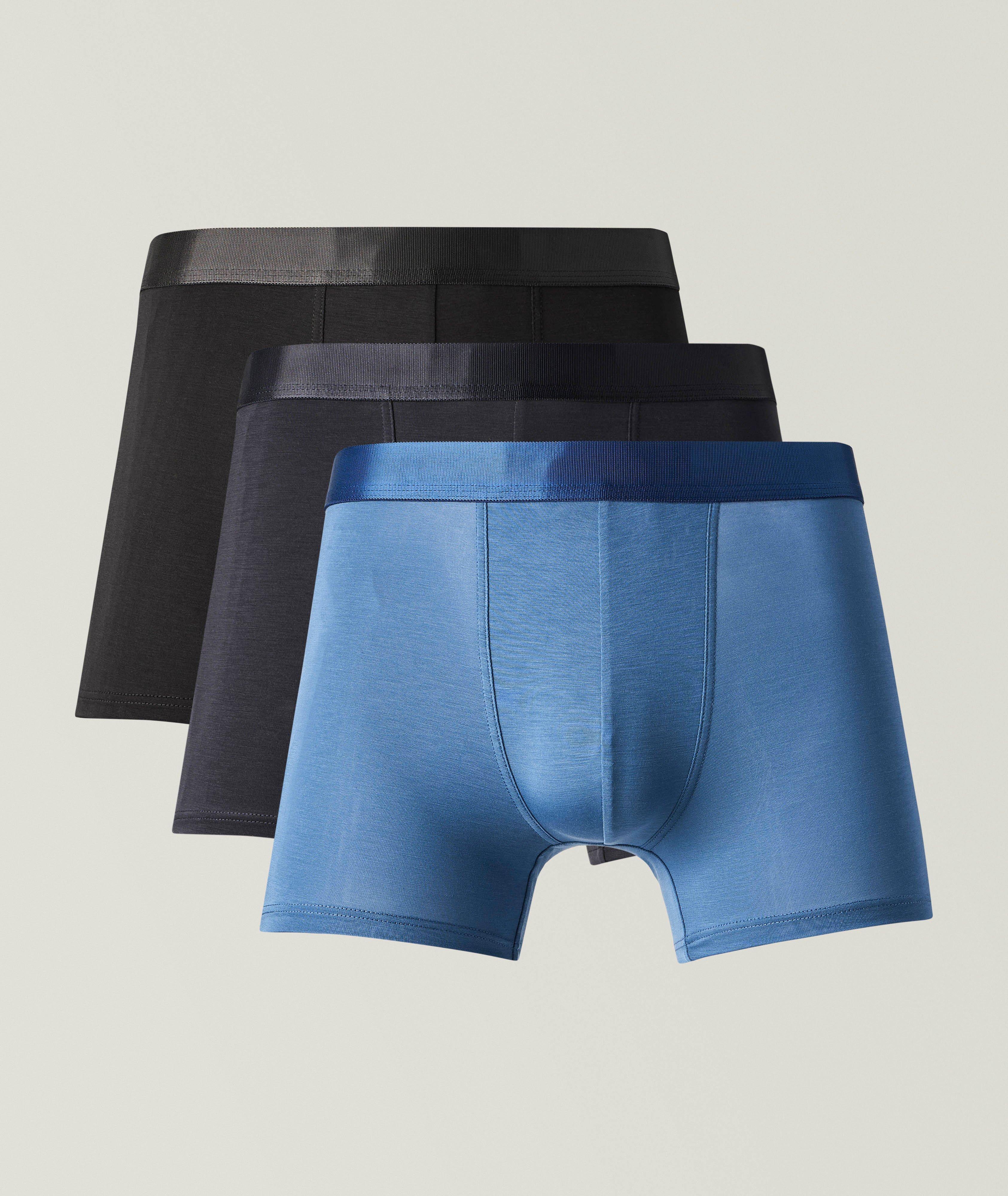 CDLP Lot de trois boxeurs moulants en lyocell-extensible