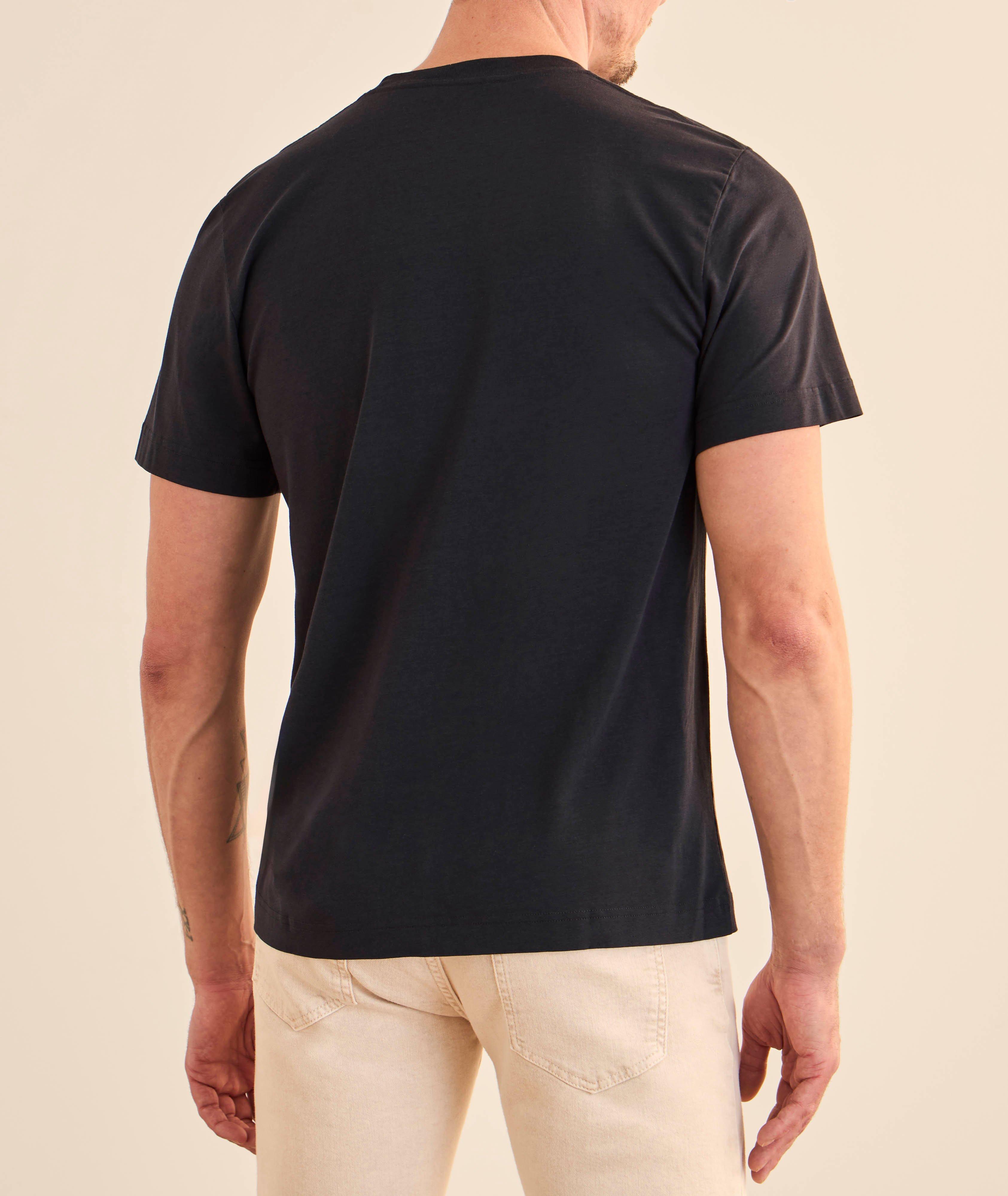 Lyocell-Cotton Crewneck T-Shirt image 2