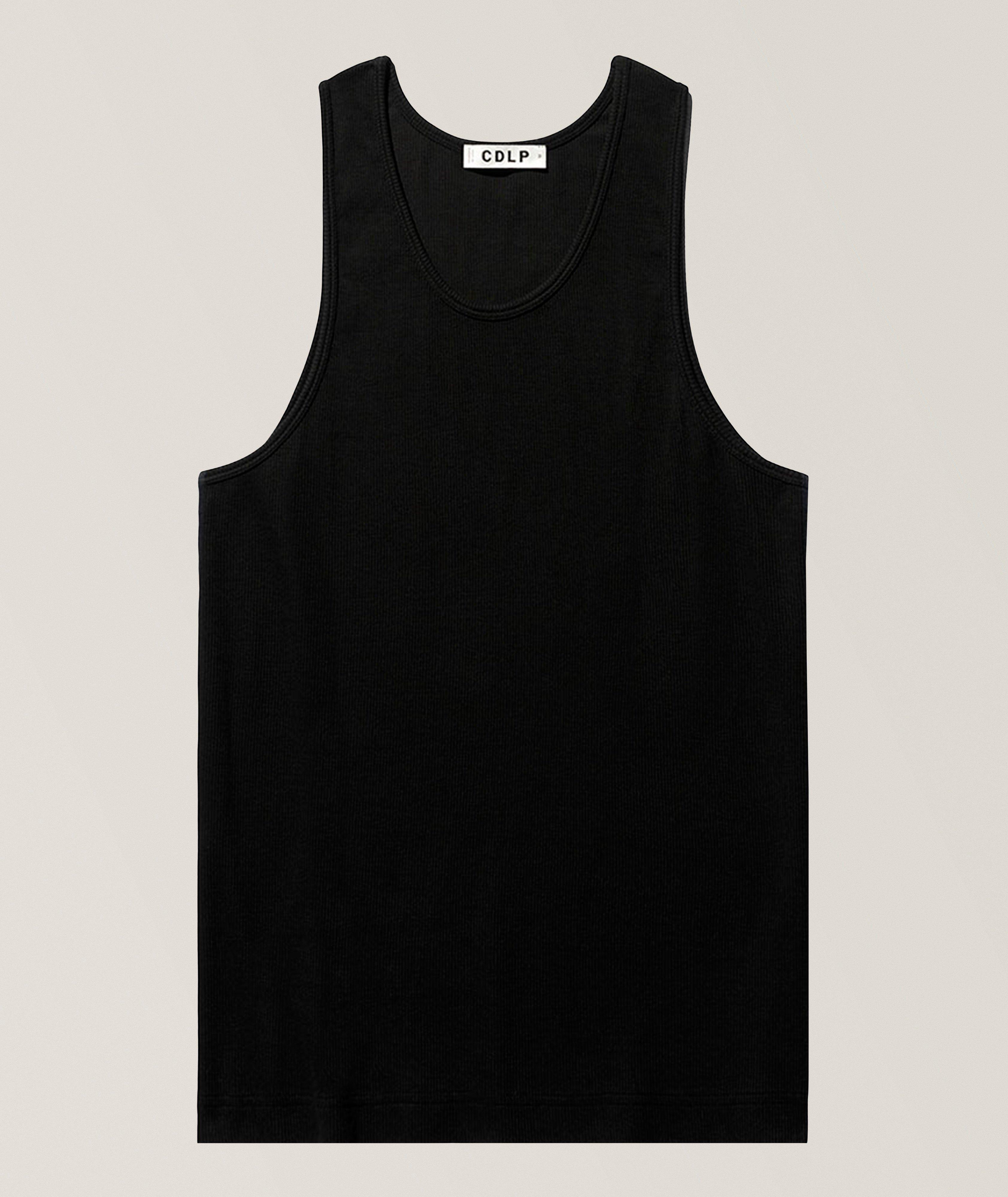 CDLP Ribbed Lyocell-Blend Tank Top