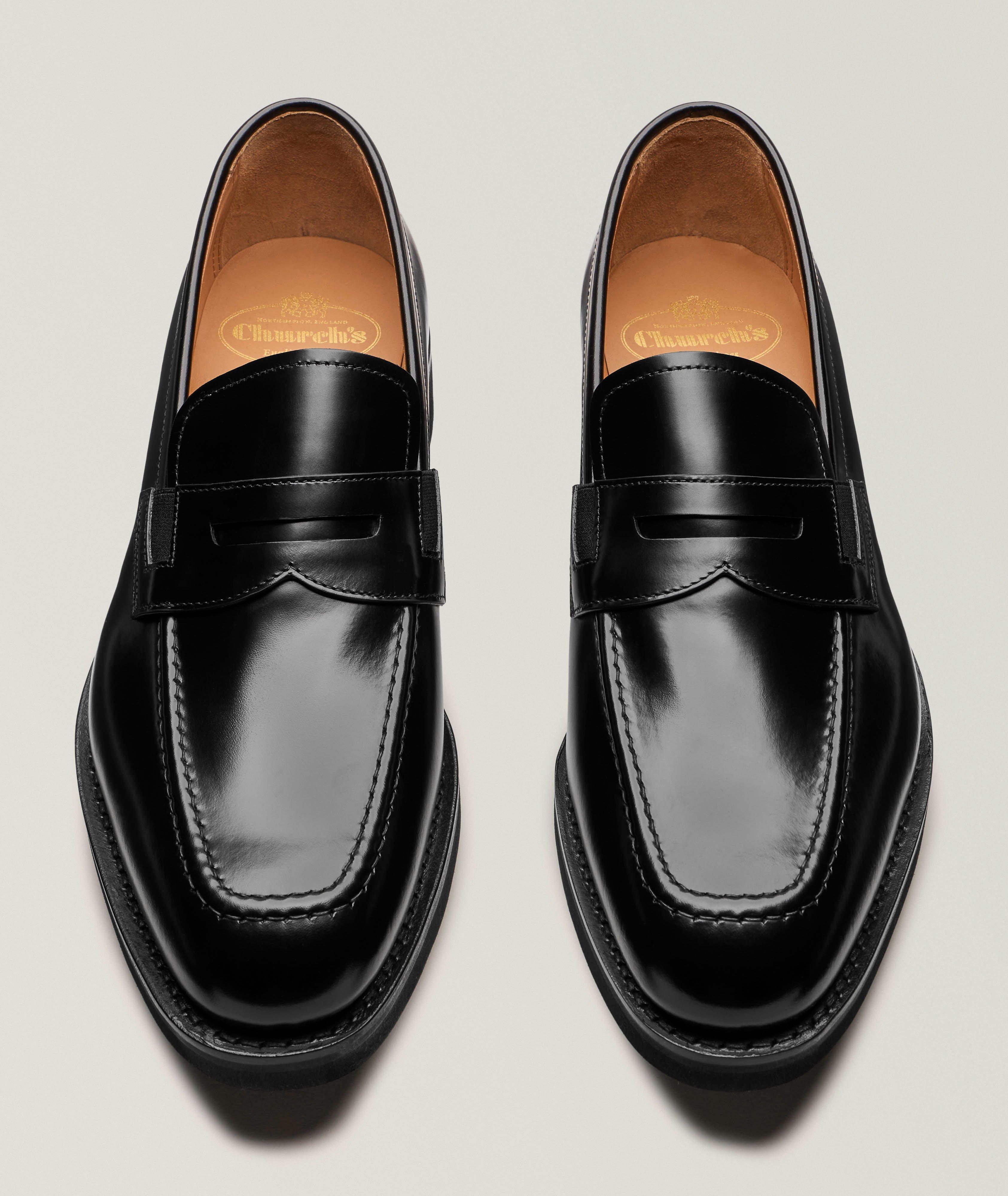 Parham L Polished Leather Penny Loafers image 1