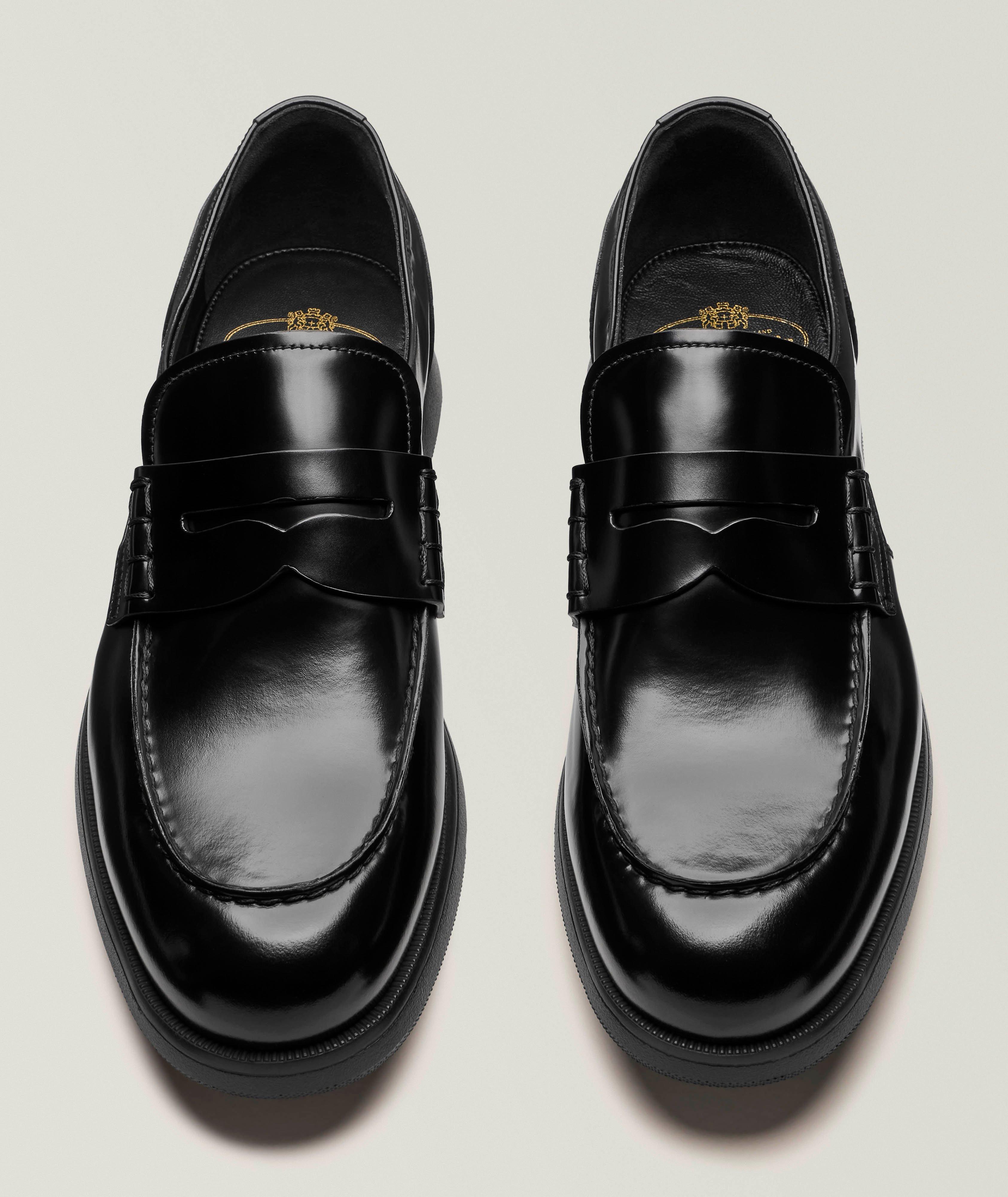 Rock Ferry Polished Leather Penny Loafers image 1