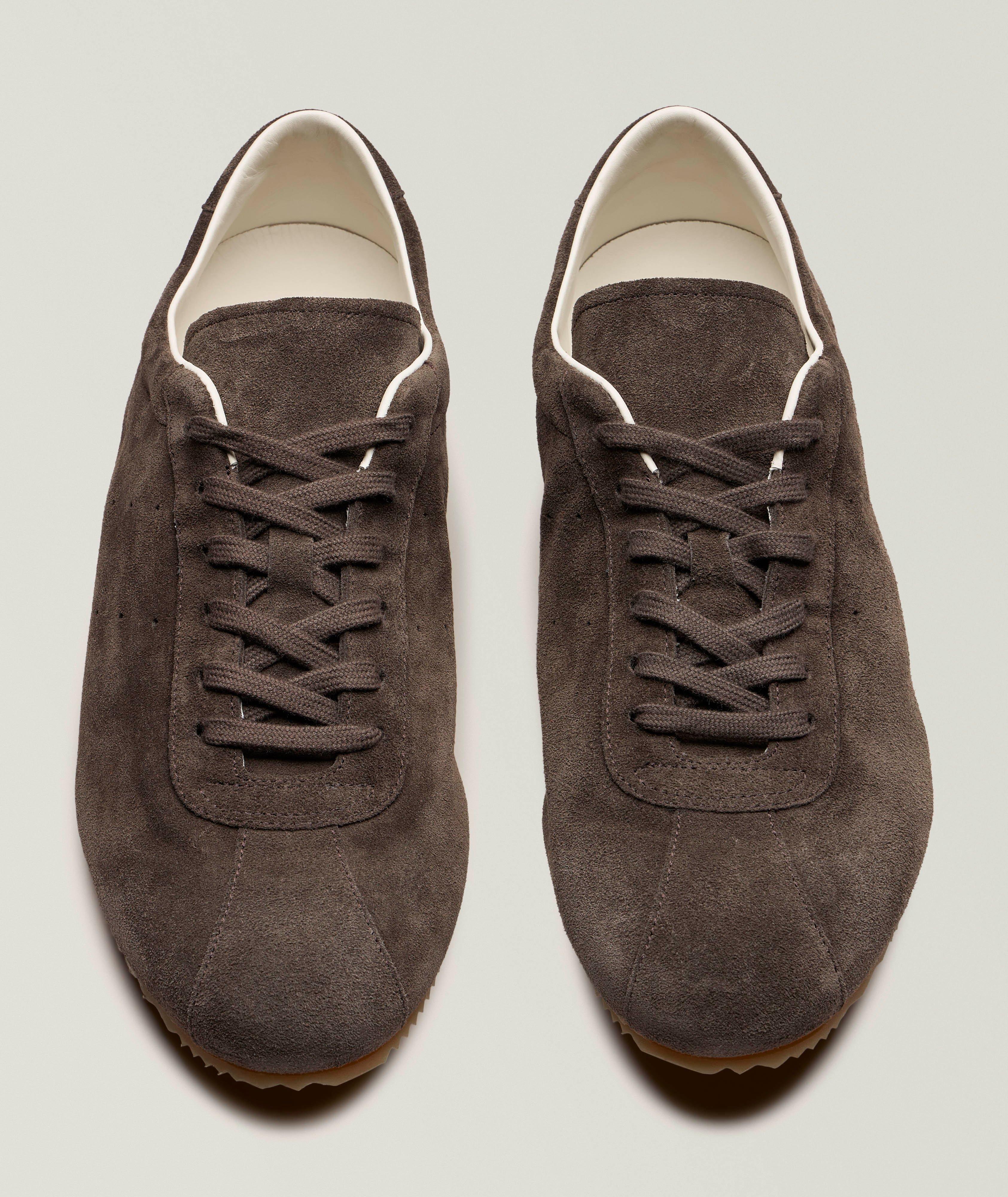 Chaussures sport suède conduite image 1