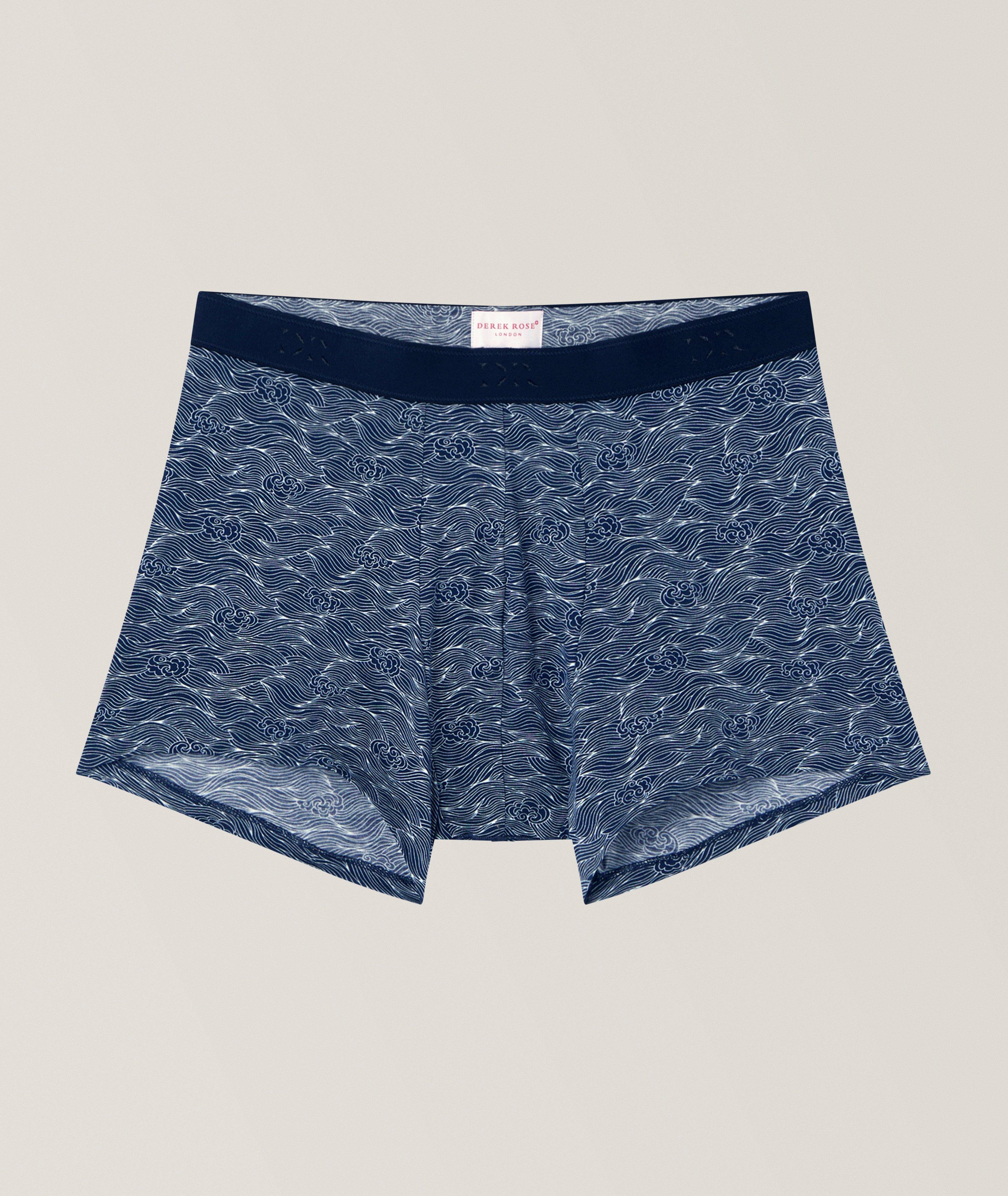 Derek Rose Cloud Printed Hipster Boxer Brief