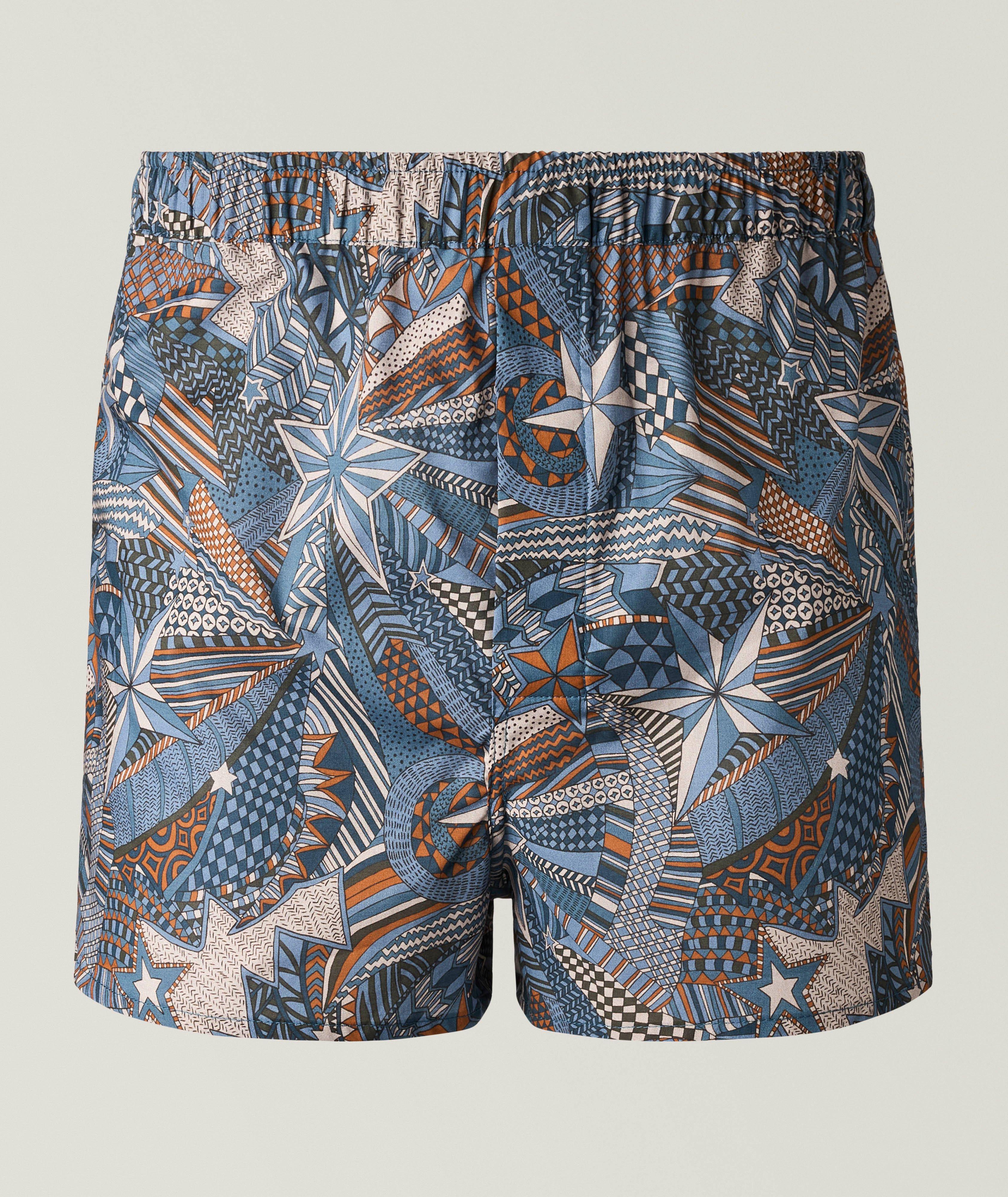 Derek Rose Modern-Fit Multicolour Celebration Boxers | Underwear