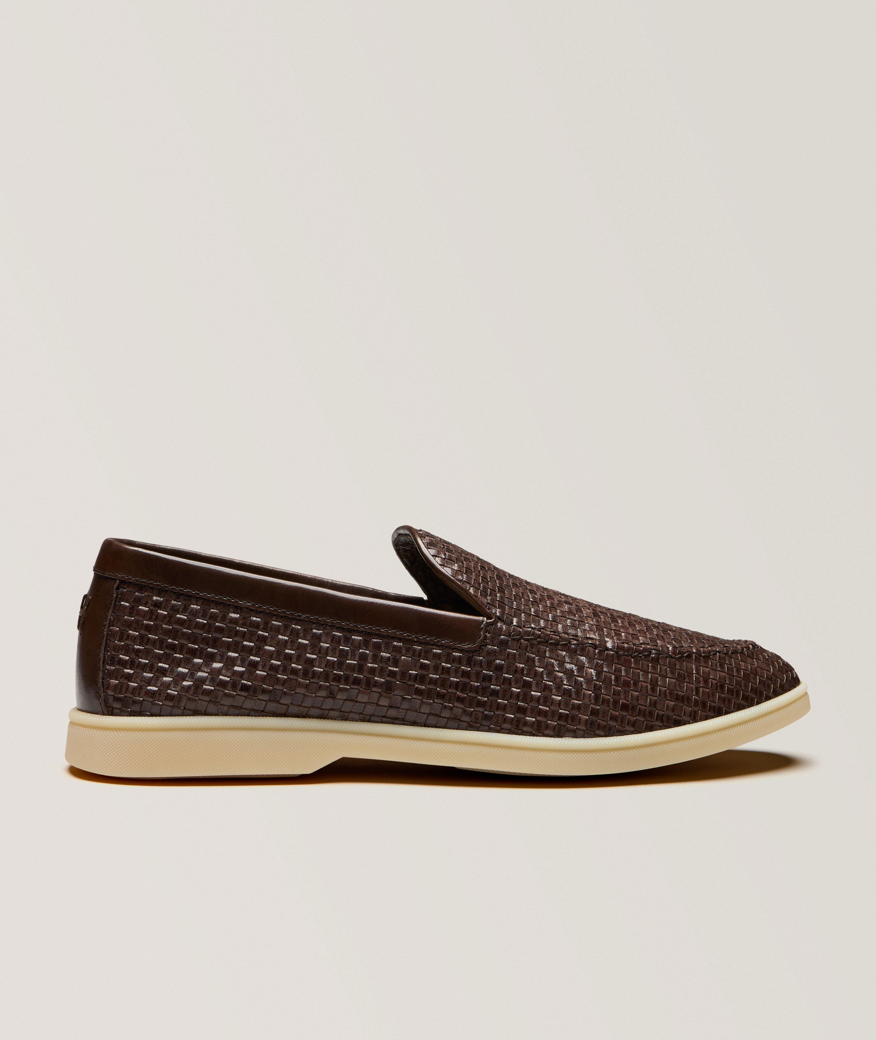Henderson Flâneurs en cuir tissé Tangeri