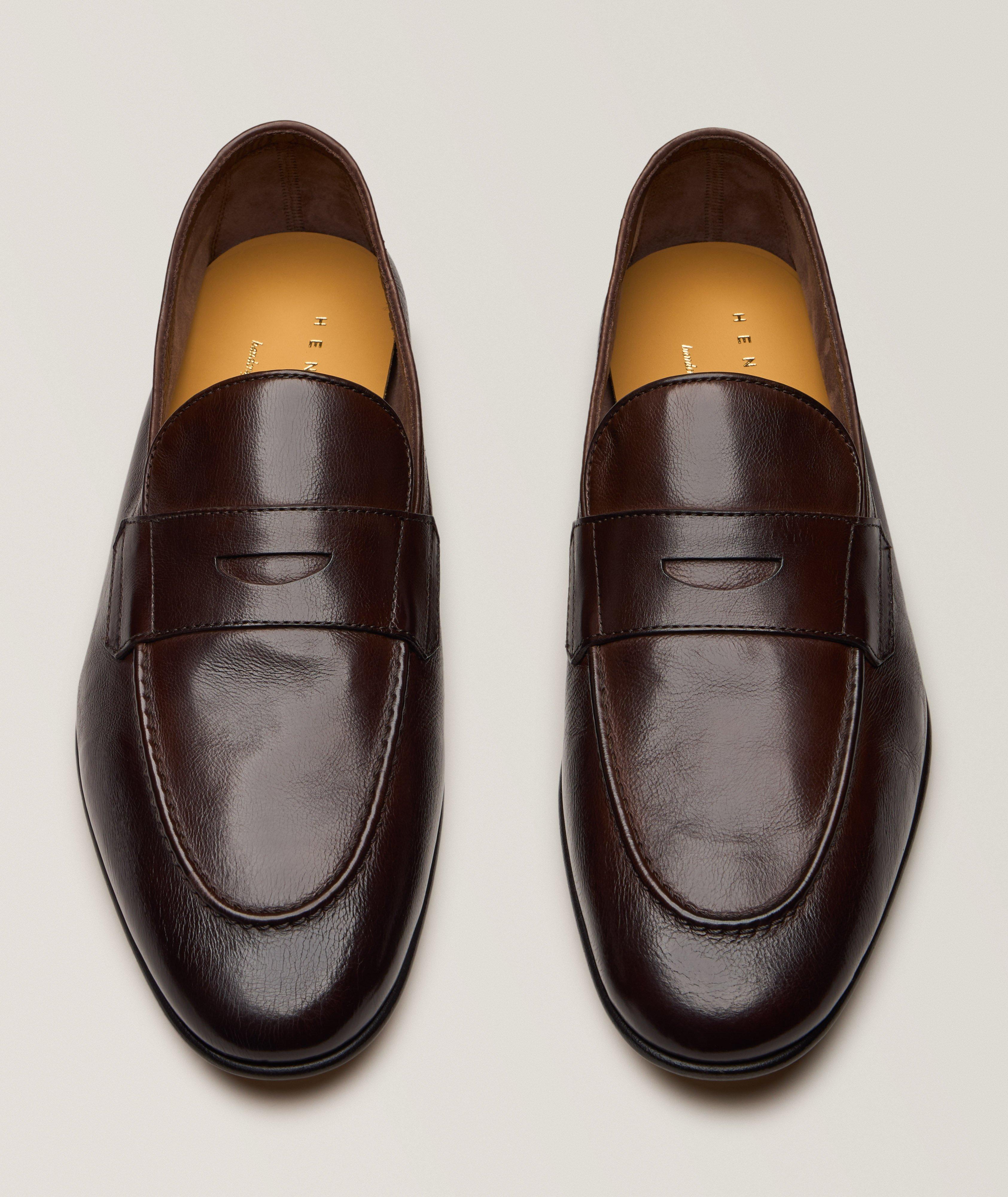 Leather Penny Loafers image 1
