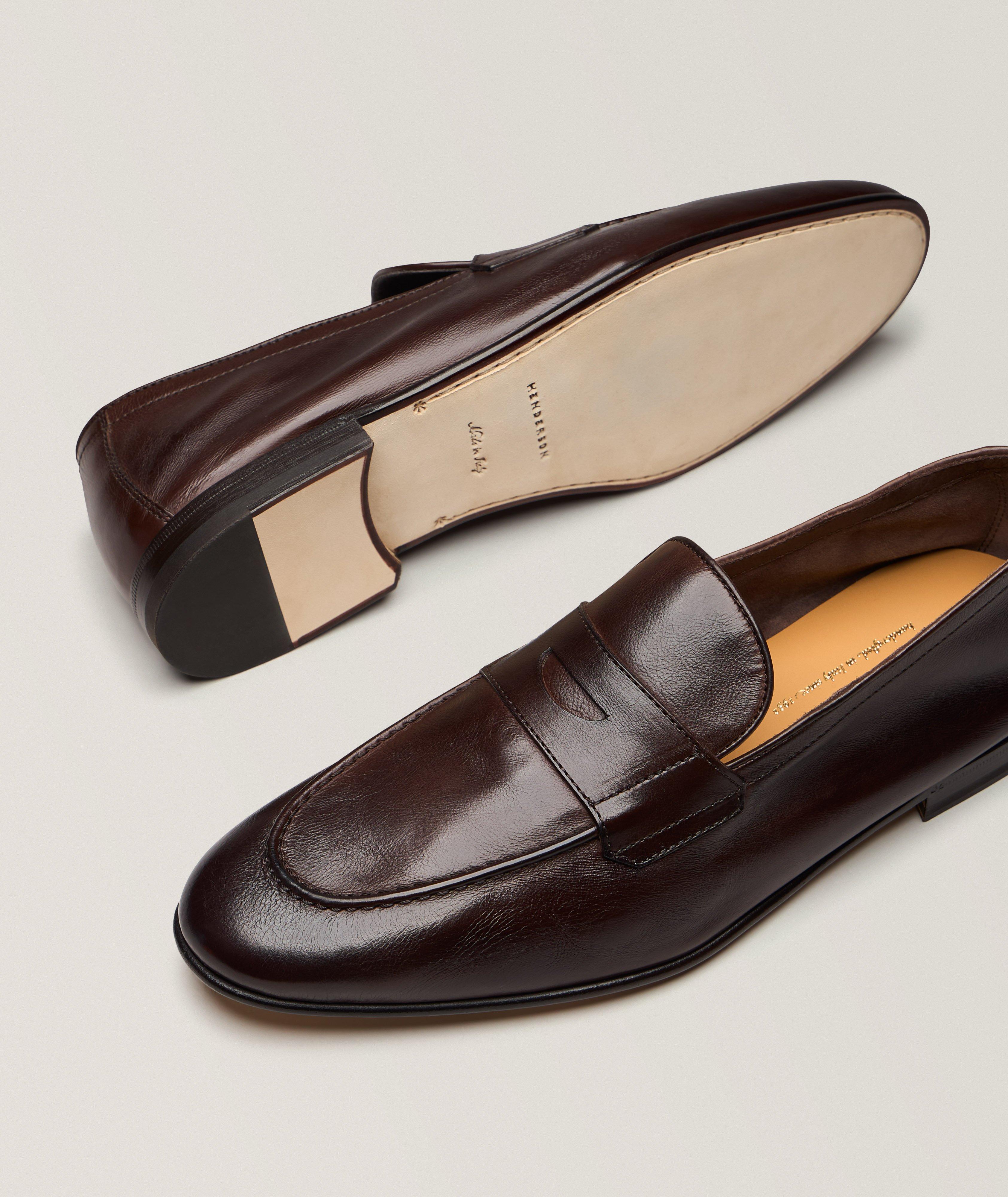 Leather Penny Loafers image 2