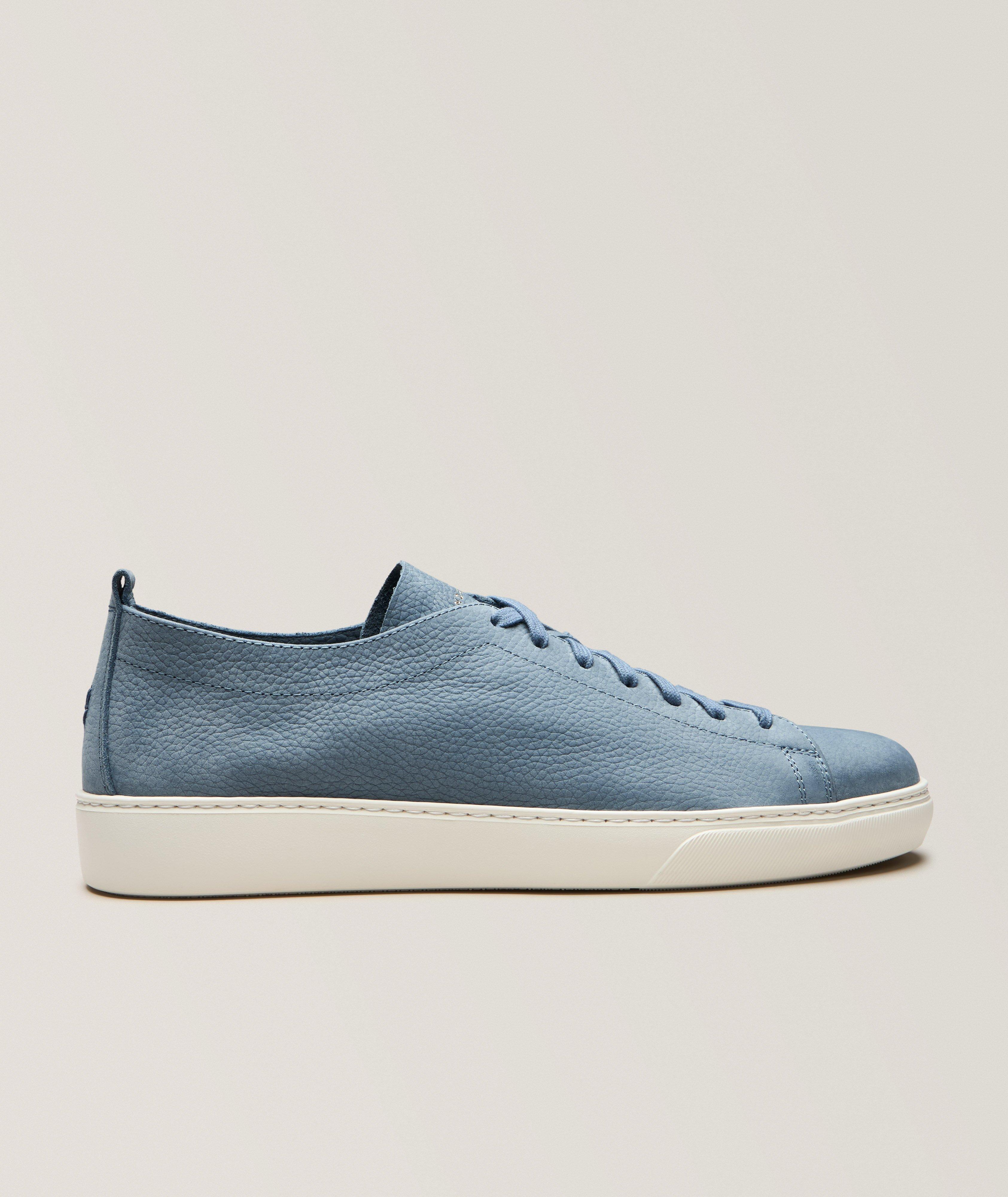 Chaussures sport en cuir nubuck grainé Thomas  image 0