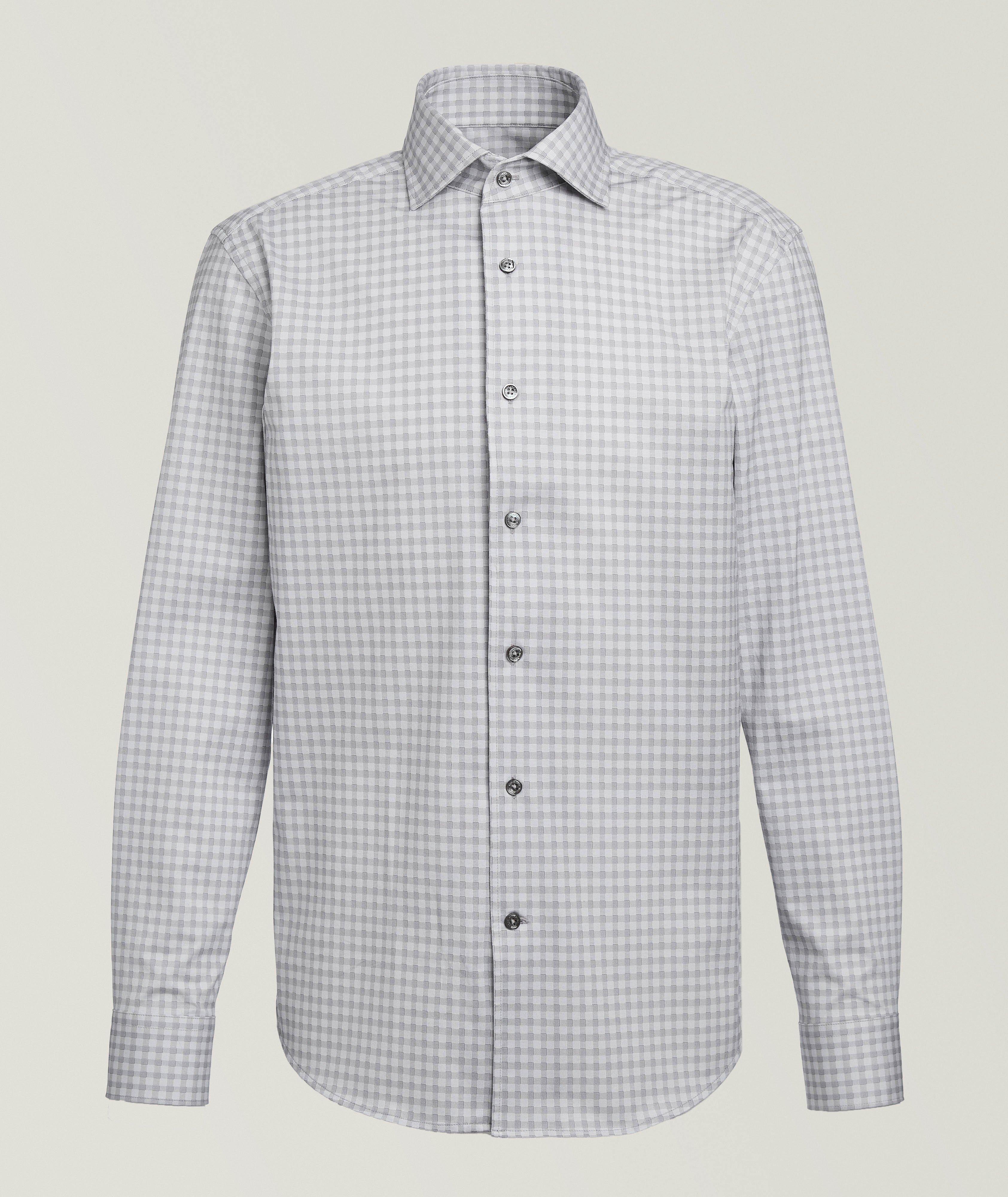 Bugatchi Devon Gingham Check OoohCotton Shirt