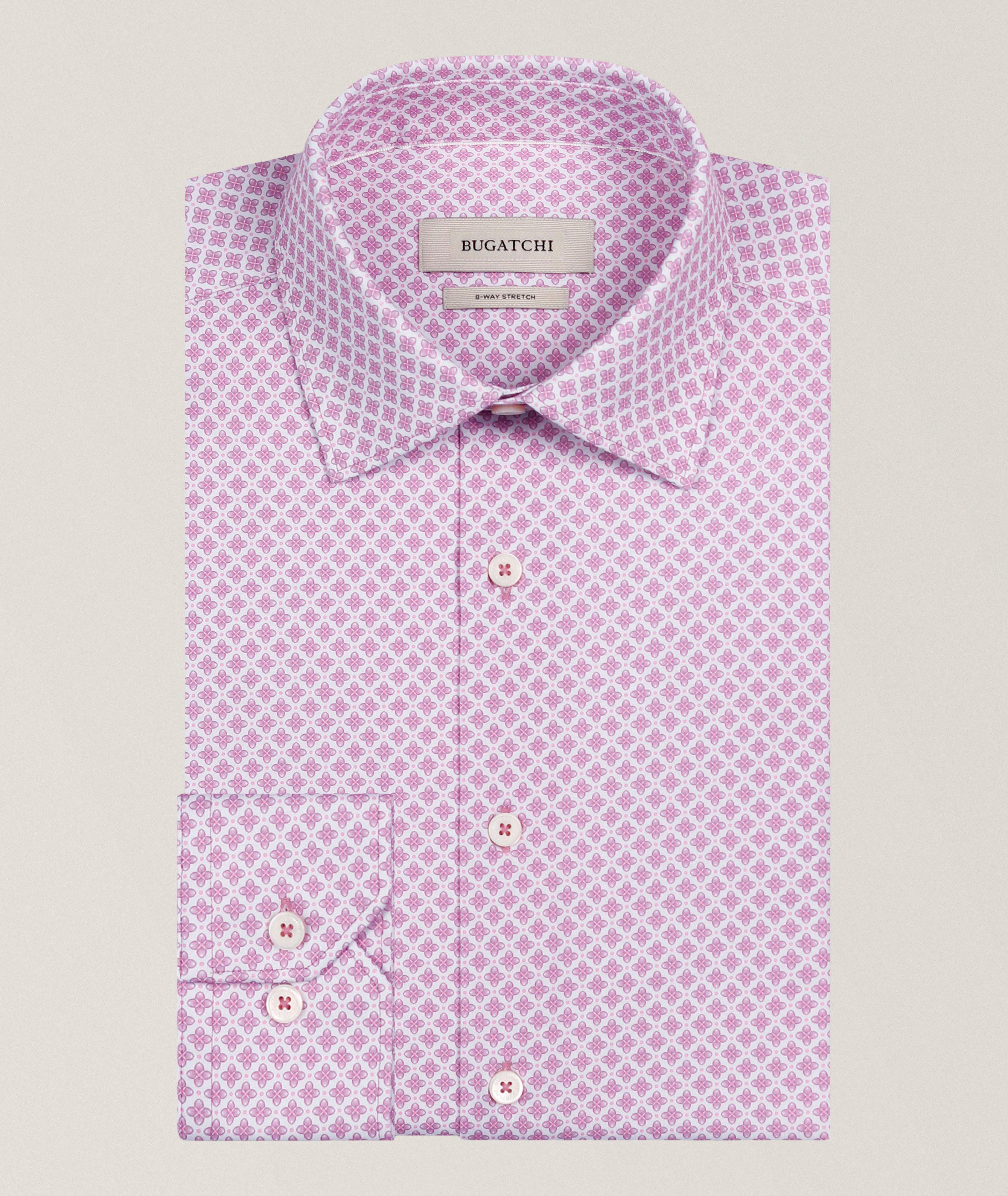 Bugatchi James Micro-Floral OoohCotton Shirt