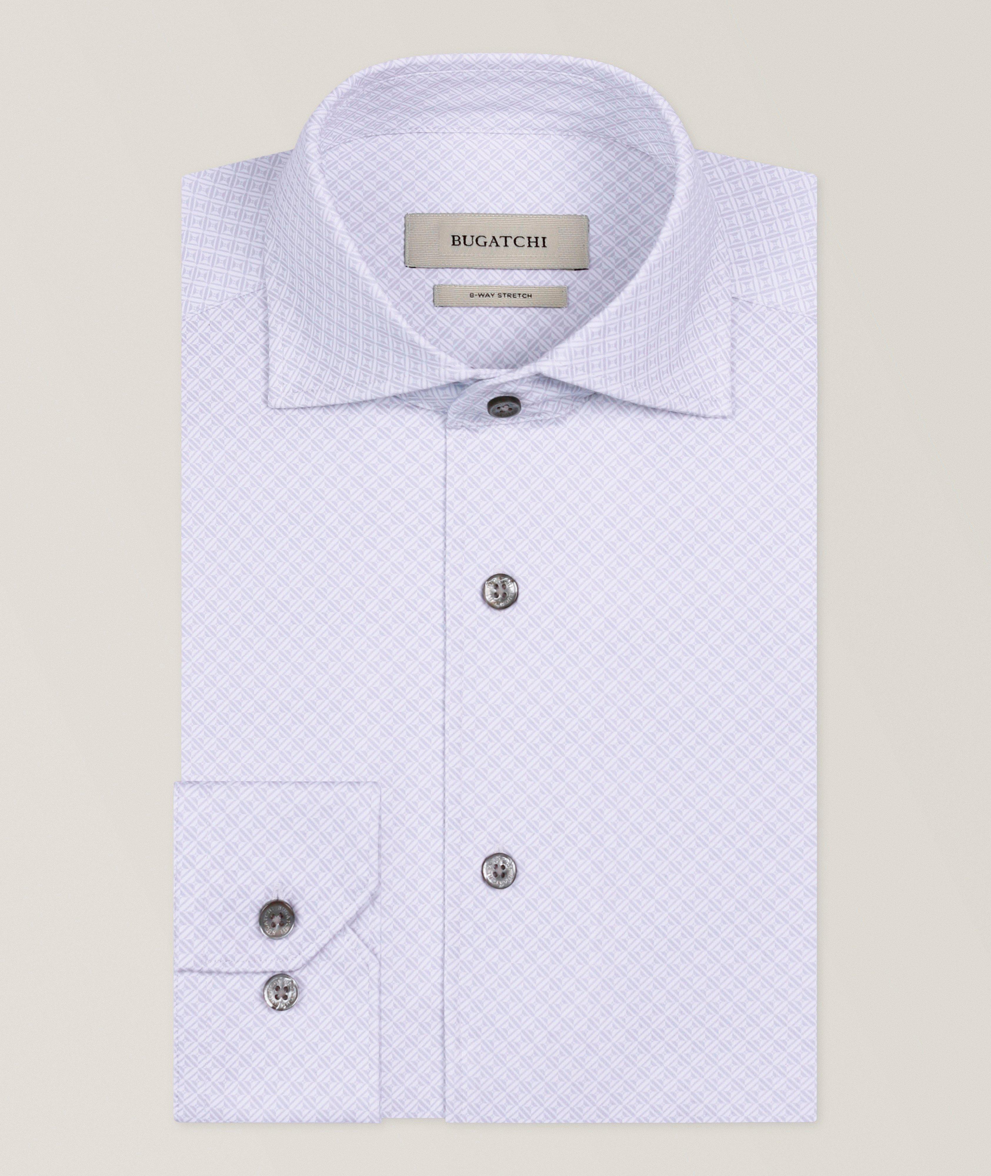 Bugatchi Devon Geometric OoohCotton Shirt