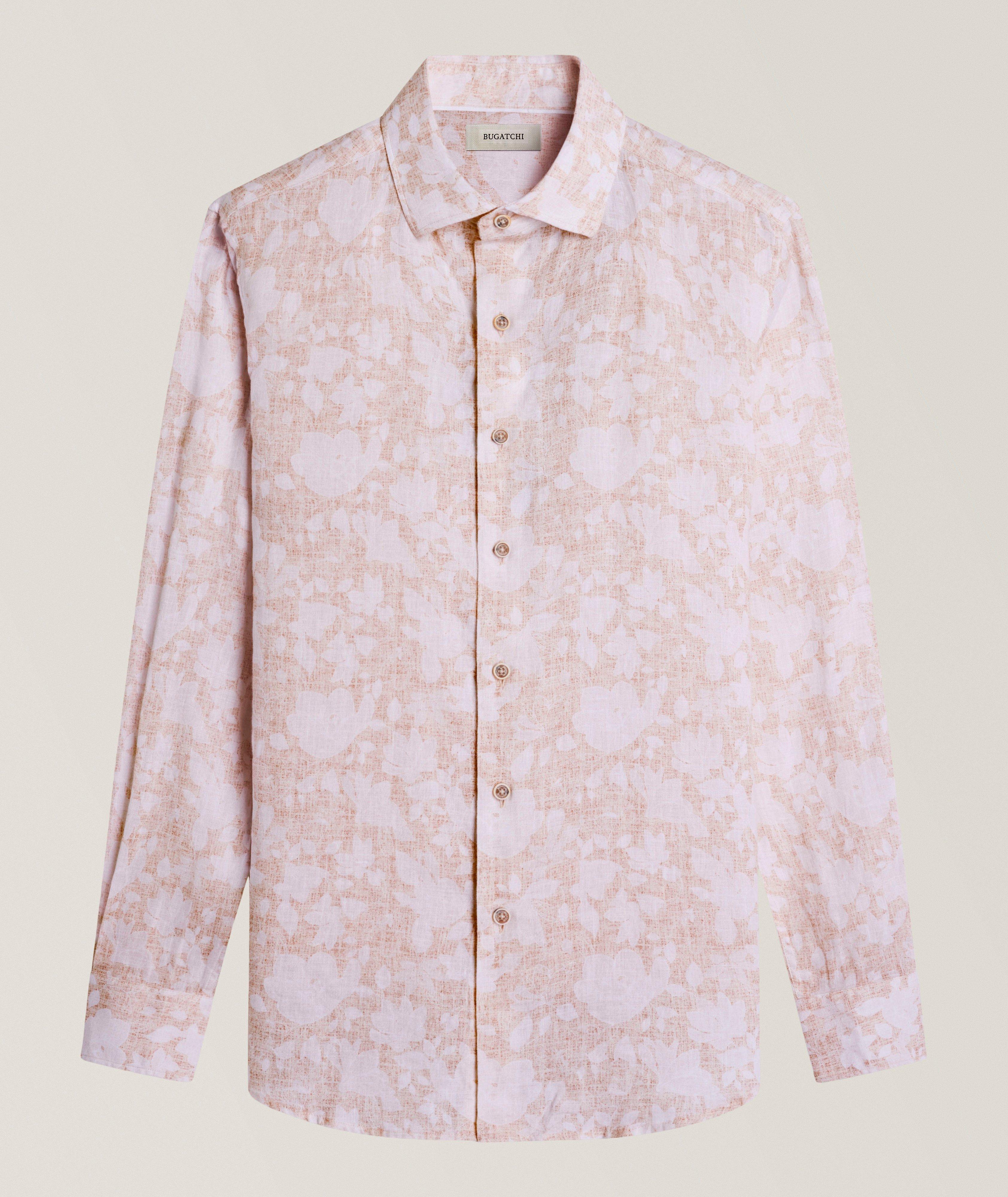 シャツ BAGARCH FLORAL SHIRTS Bugatchi Julian Shadow Floral Linen Shirt | Casual Shirts | Harry