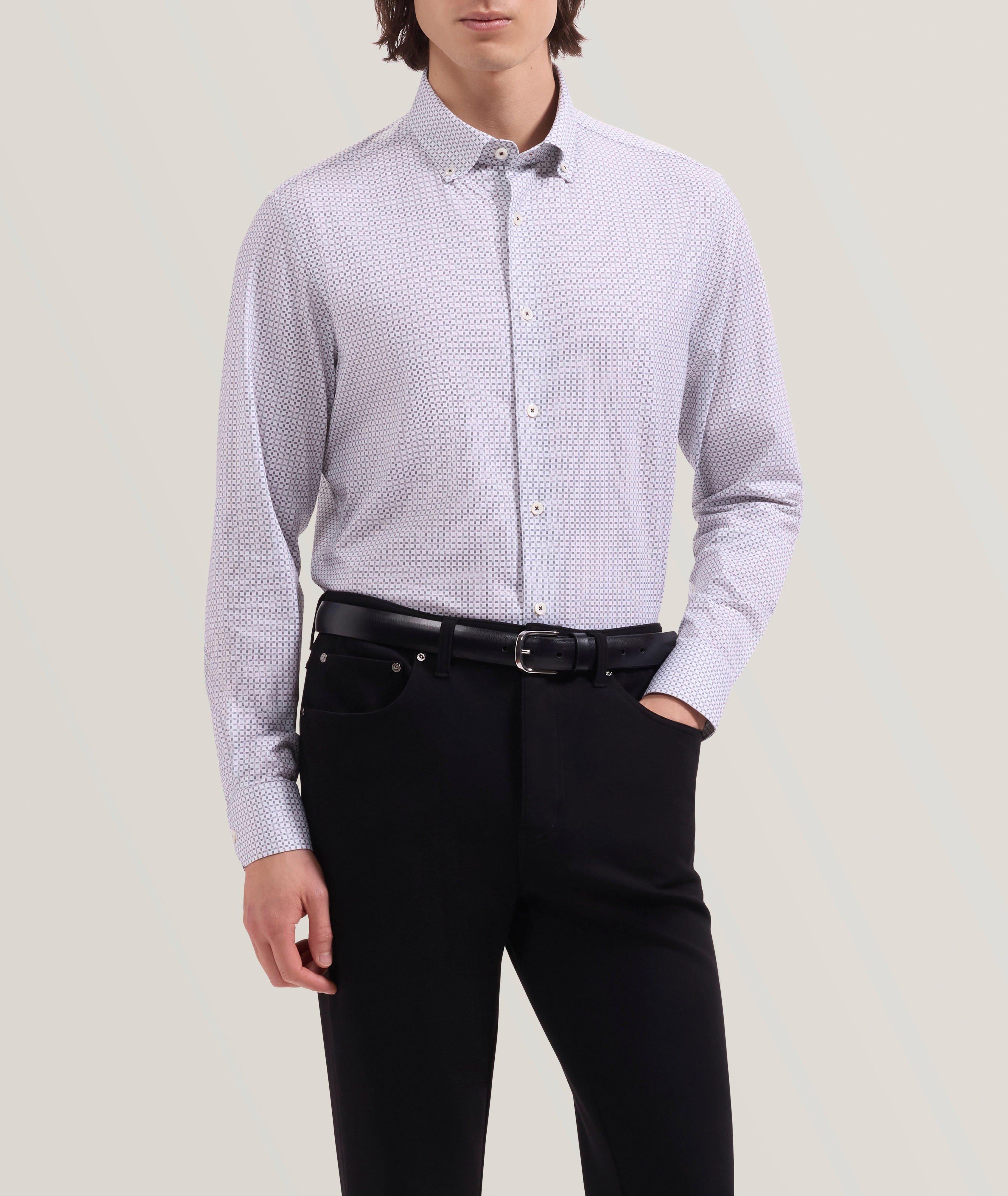 Brent Windowpane OoohCotton Shirt image 2