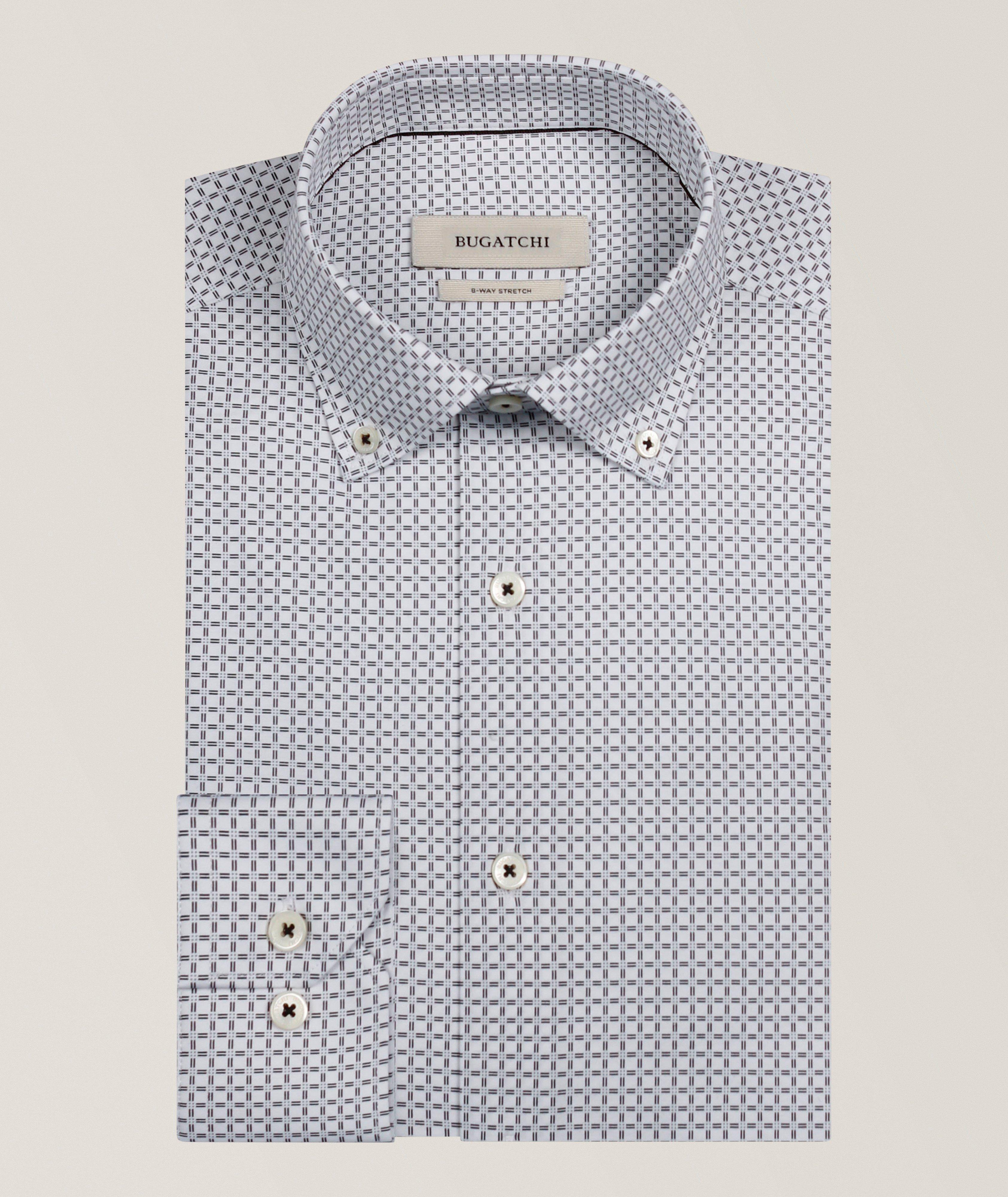 Bugatchi Brent Windowpane OoohCotton Shirt