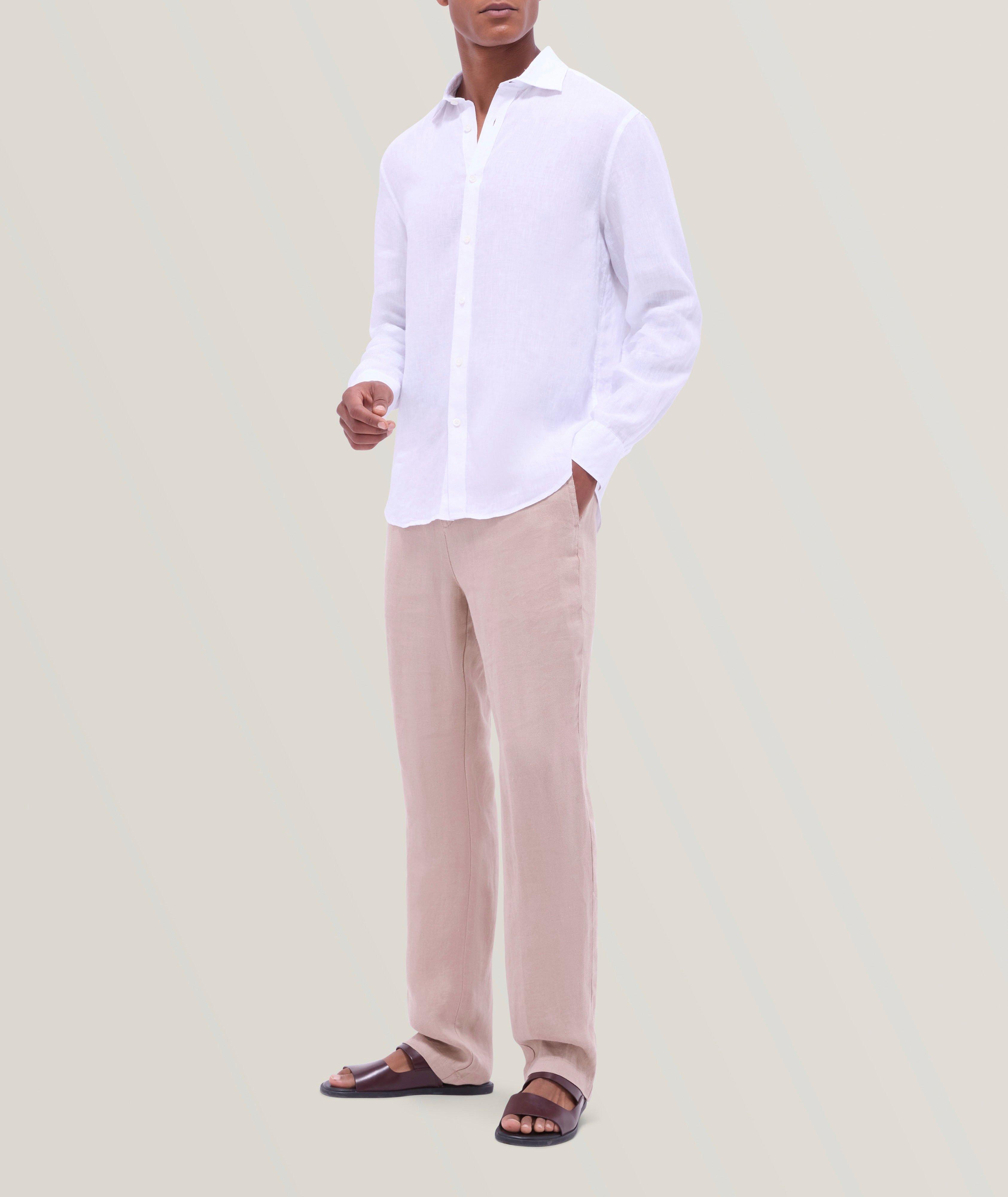 Axel Solid Linen Shirt image 4