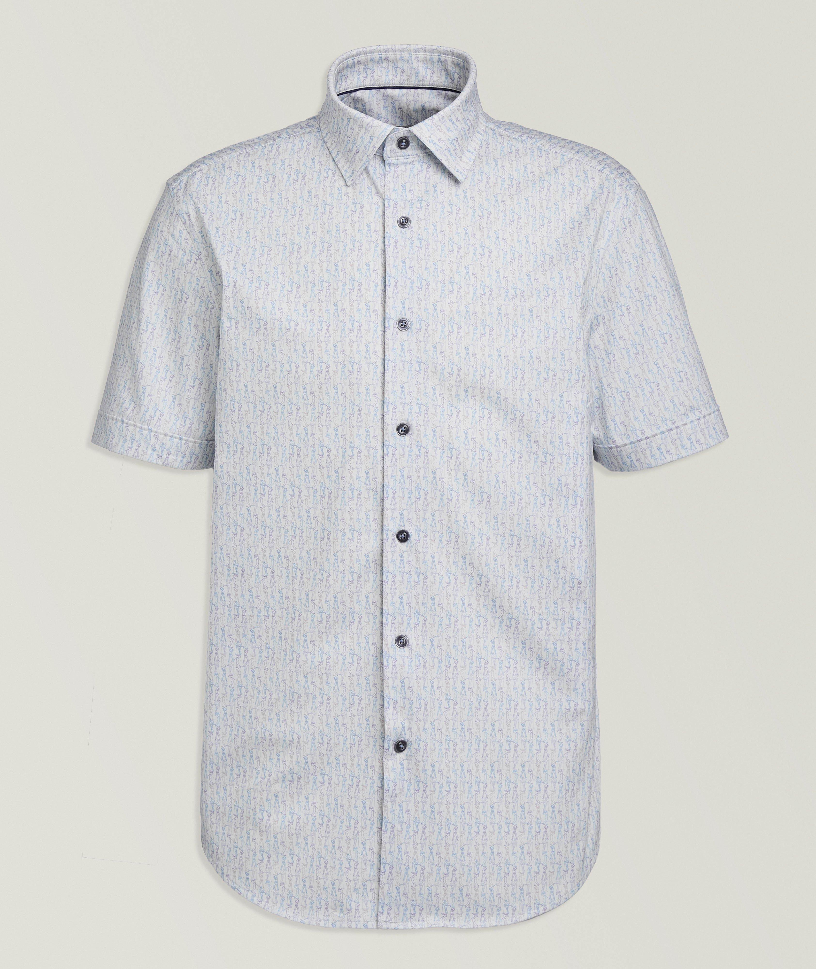 Miles Golf Sketch OoohCotton Shirt image 0
