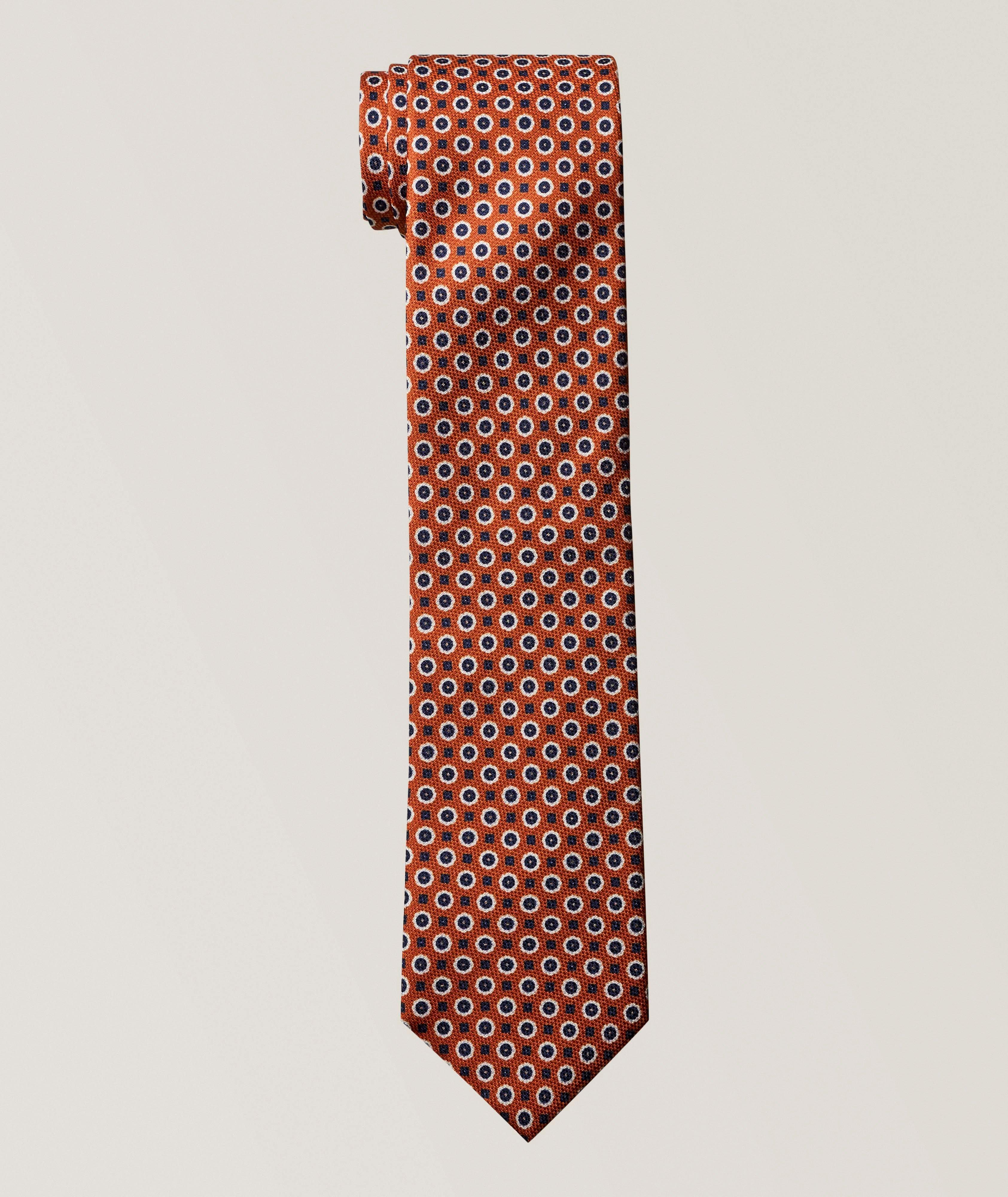 Altea Dot-Print Silk Tie 