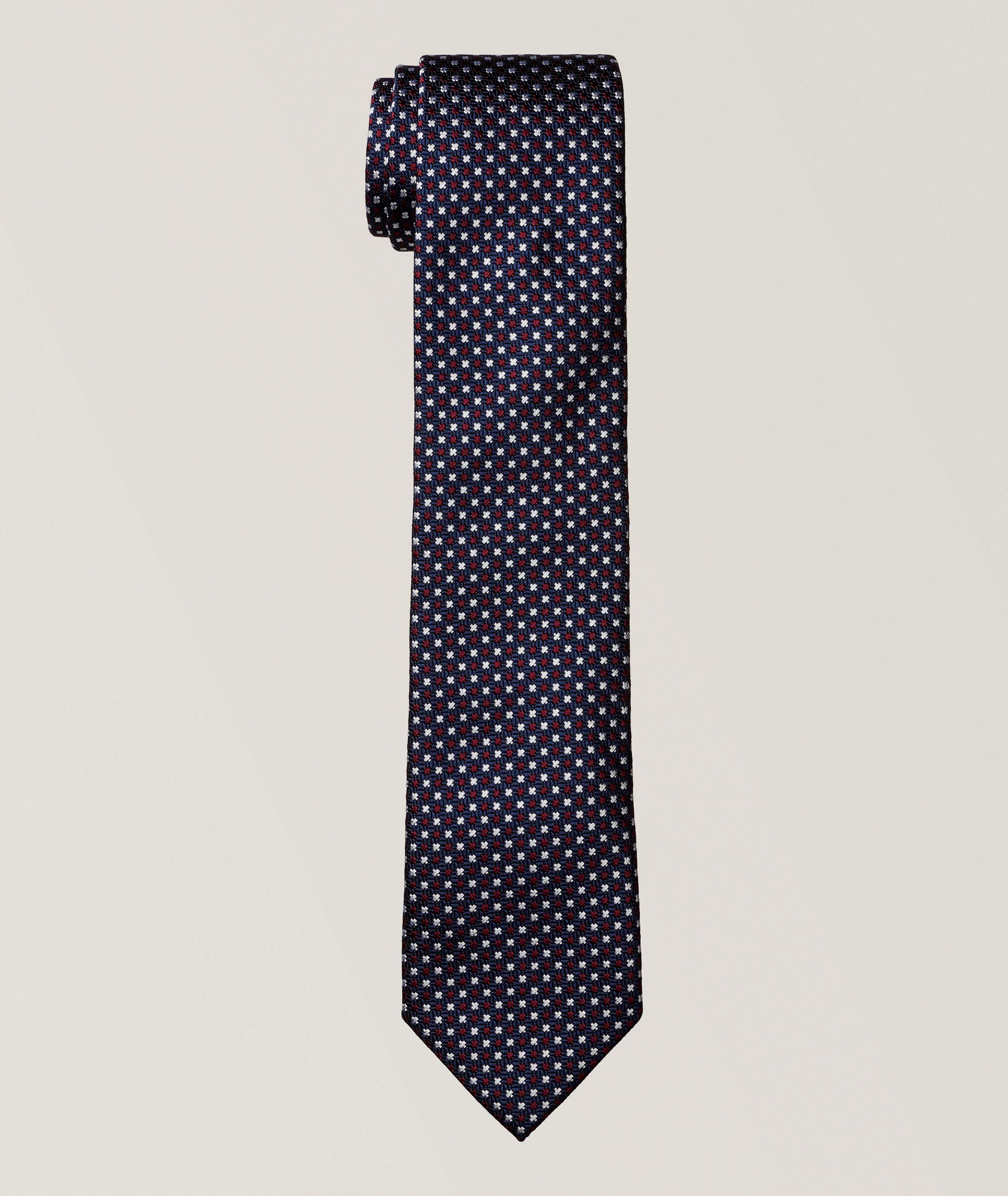Altea Neat Silk-Cotton Tie 