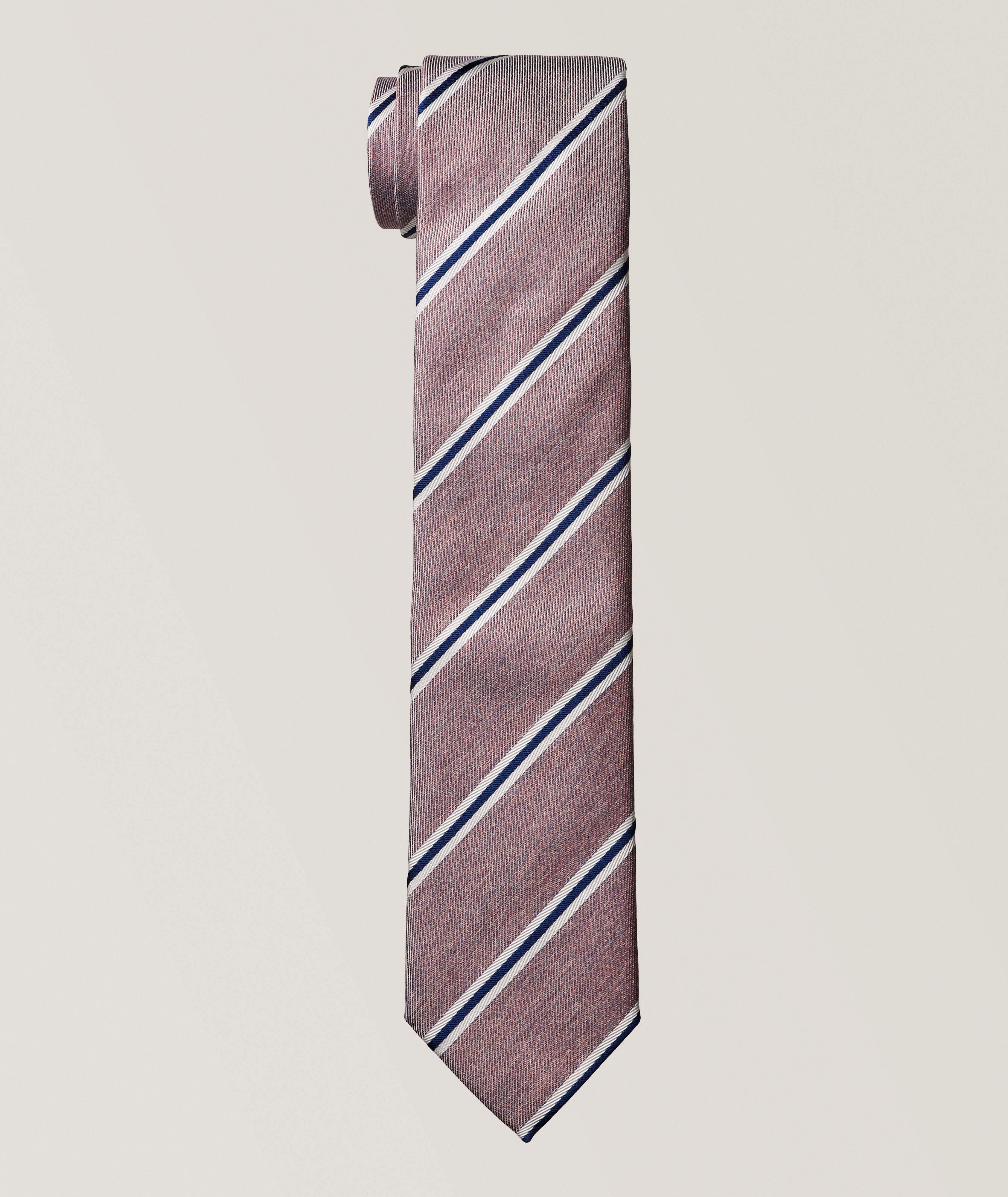 Altea Stripe Silk Tie 
