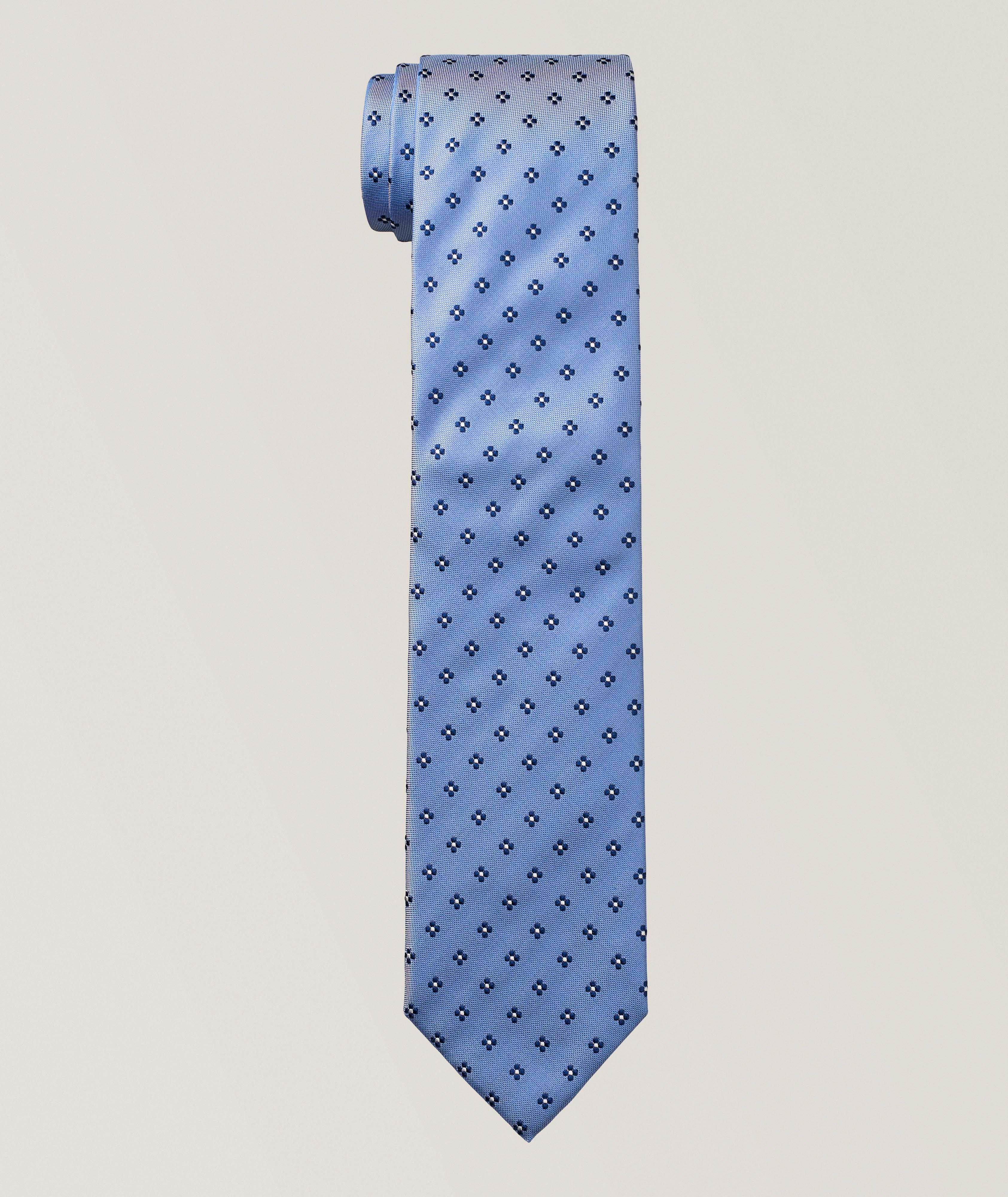 Altea Mini-Floral Dot Silk Tie 