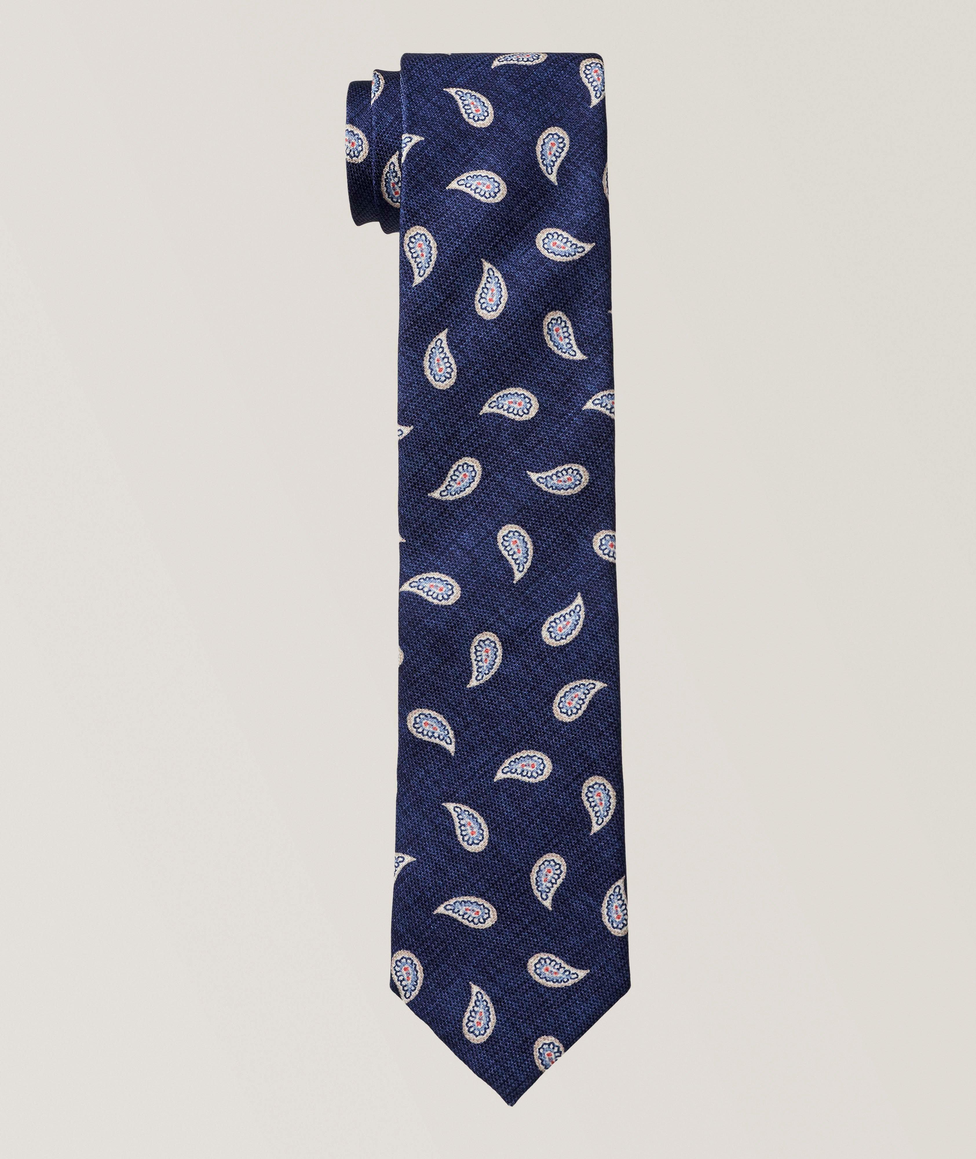 Altea Paisley Silk Tie 