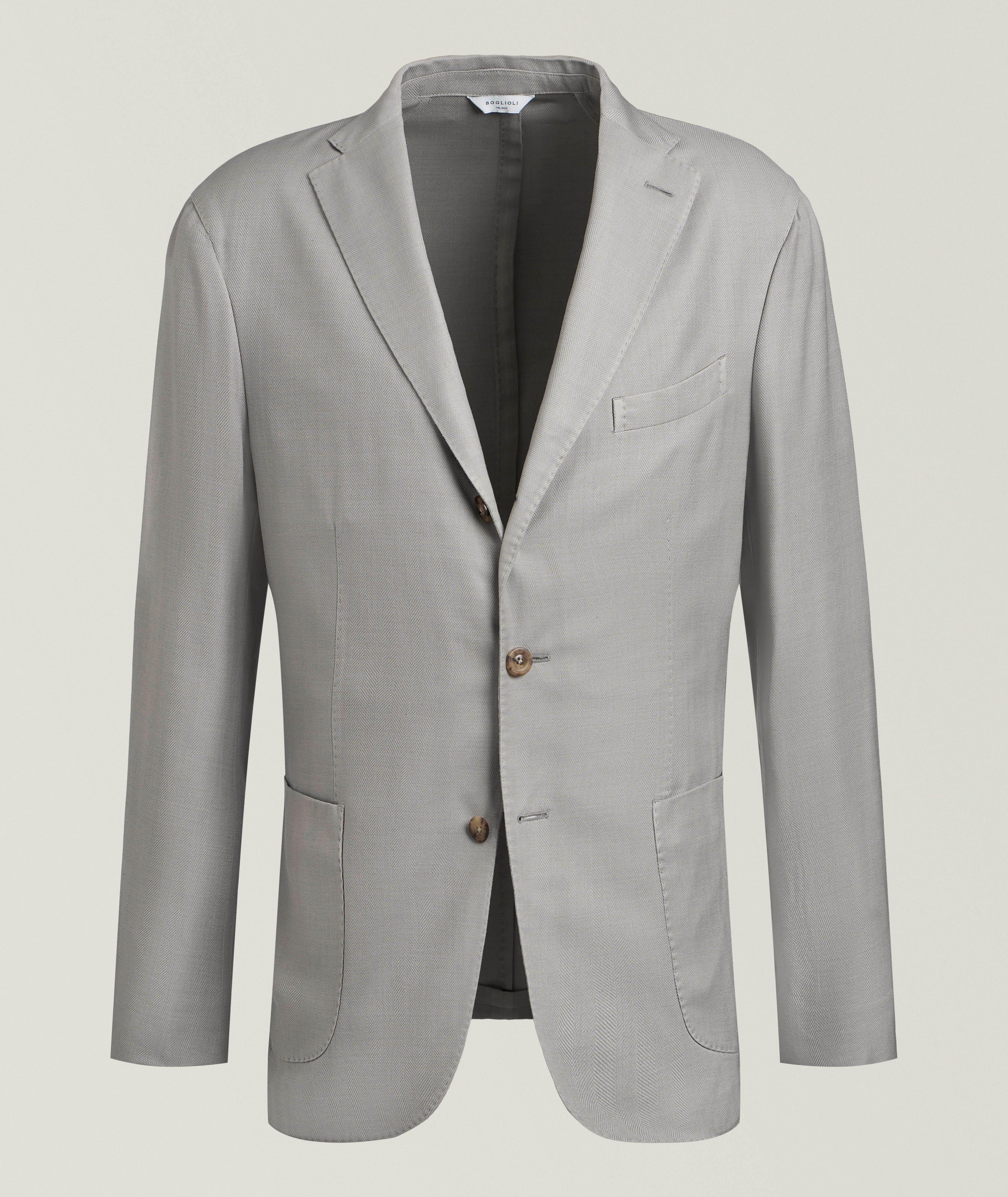 Boglioli Veston sport teint en pièce chevrons