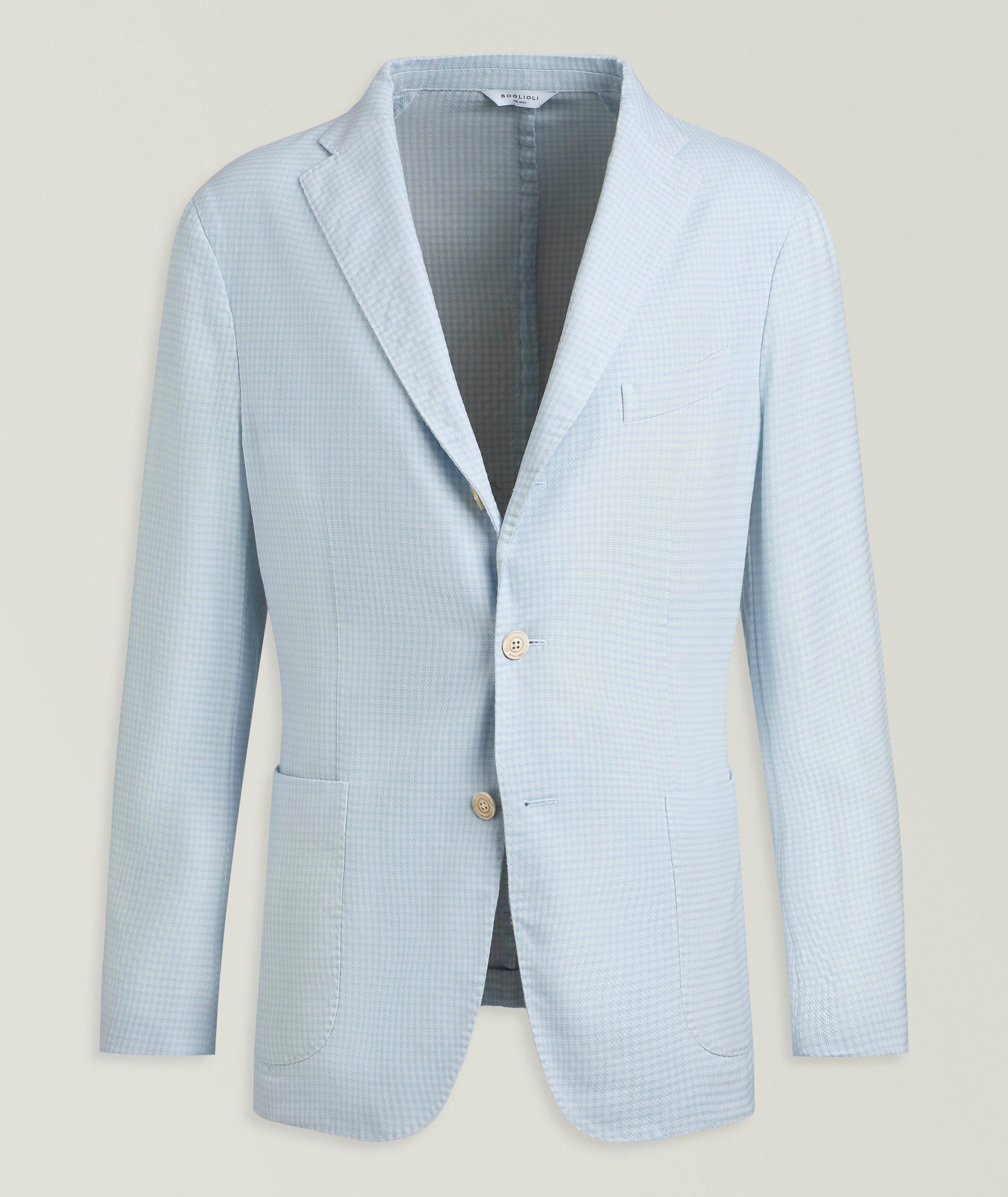 Boglioli Veston sport laine-mélange mini-carreaux