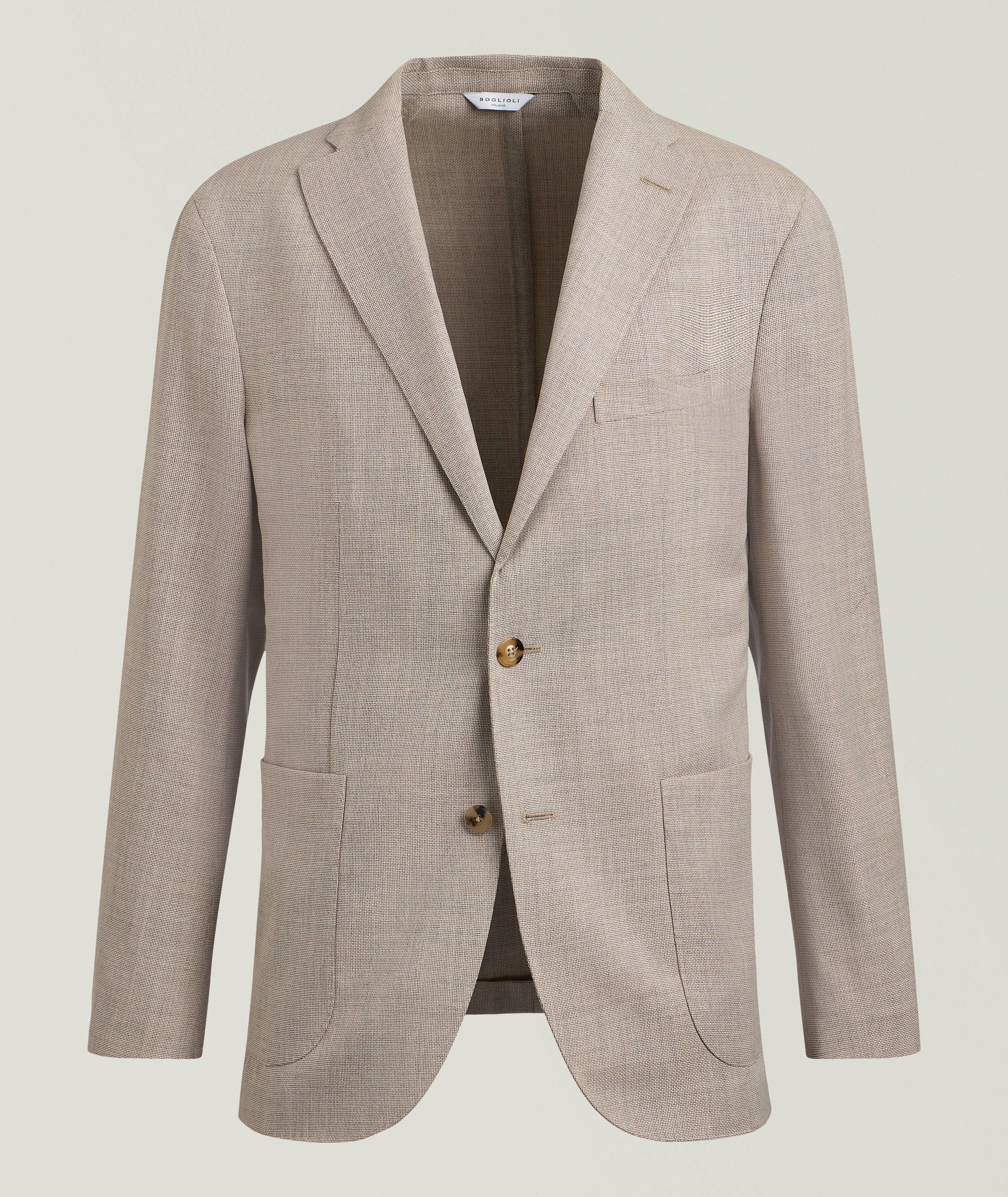Boglioli Veston sport laine vierge natté
