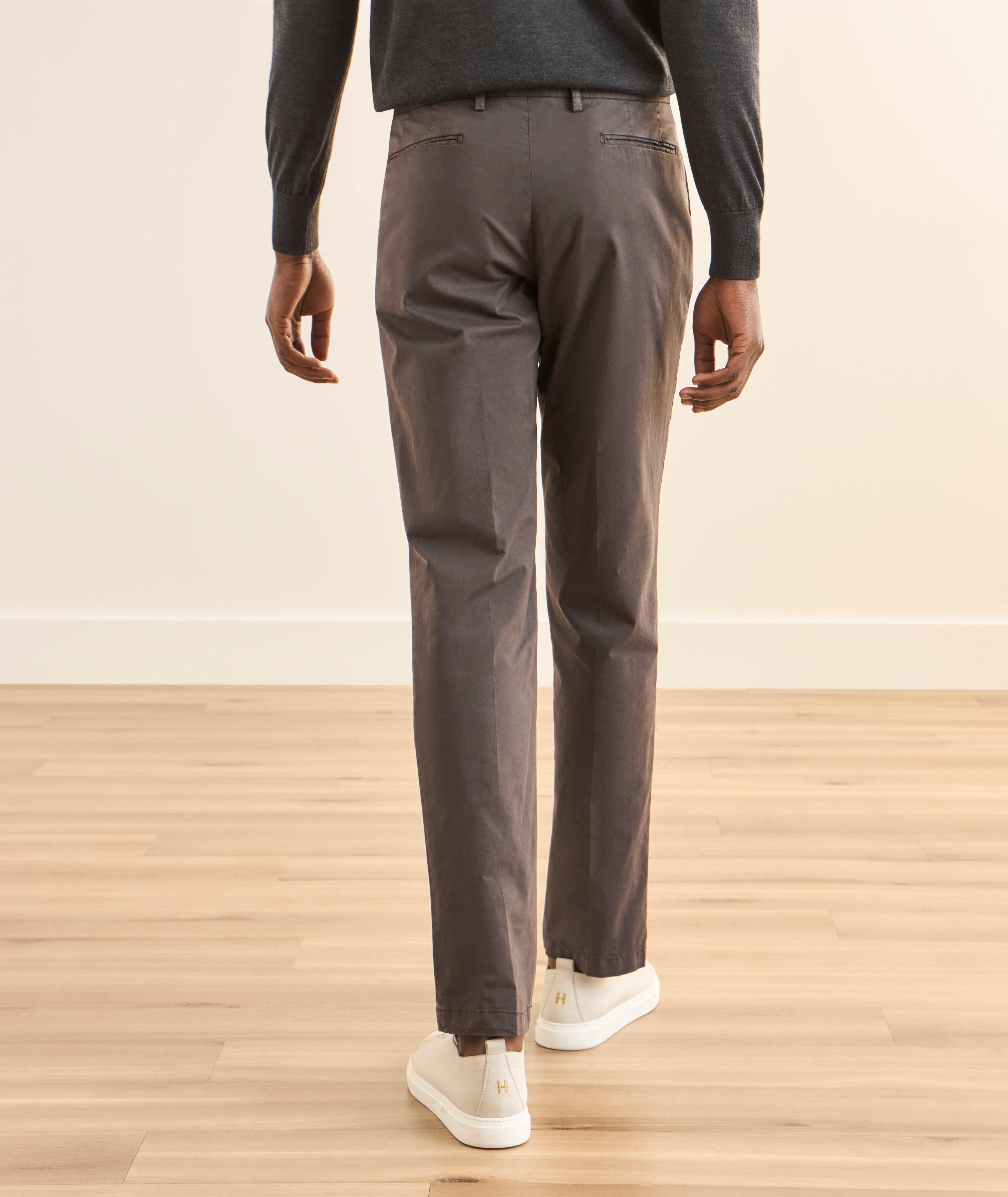 Chinos coton-extensible droit image 2