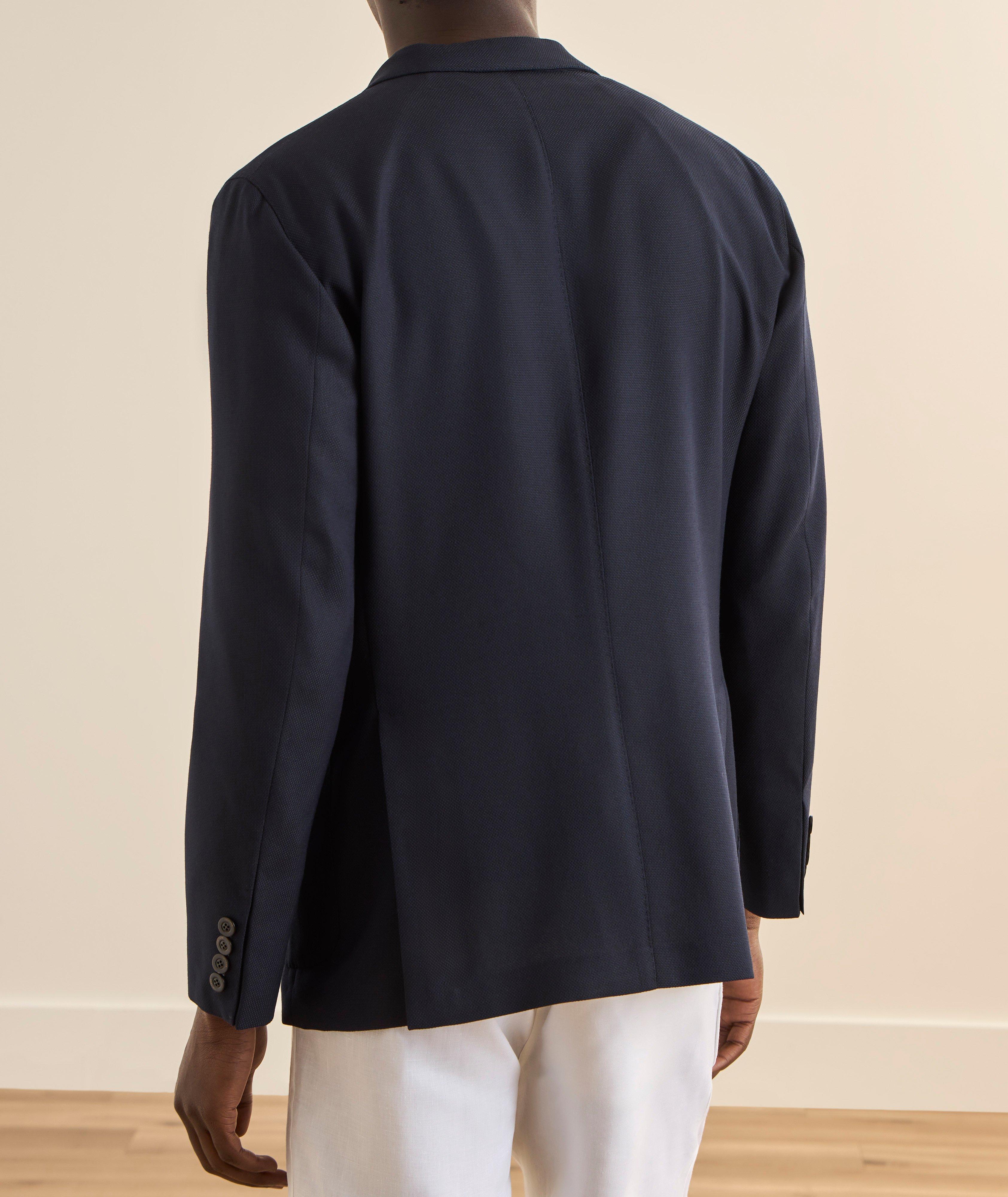 Veston sport laine vierge natté  image 2