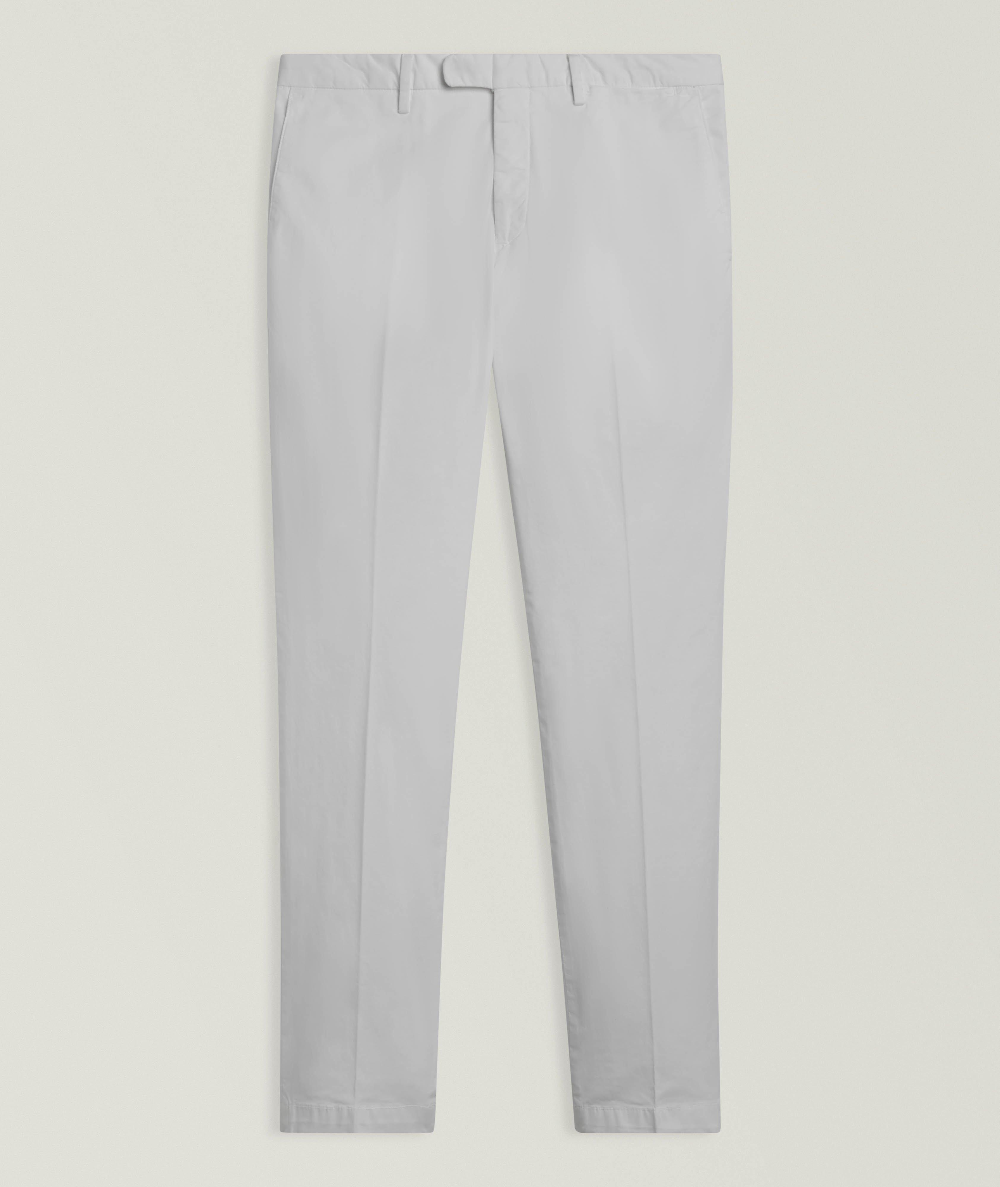 Stretch-Cotton Straight Chinos image 0