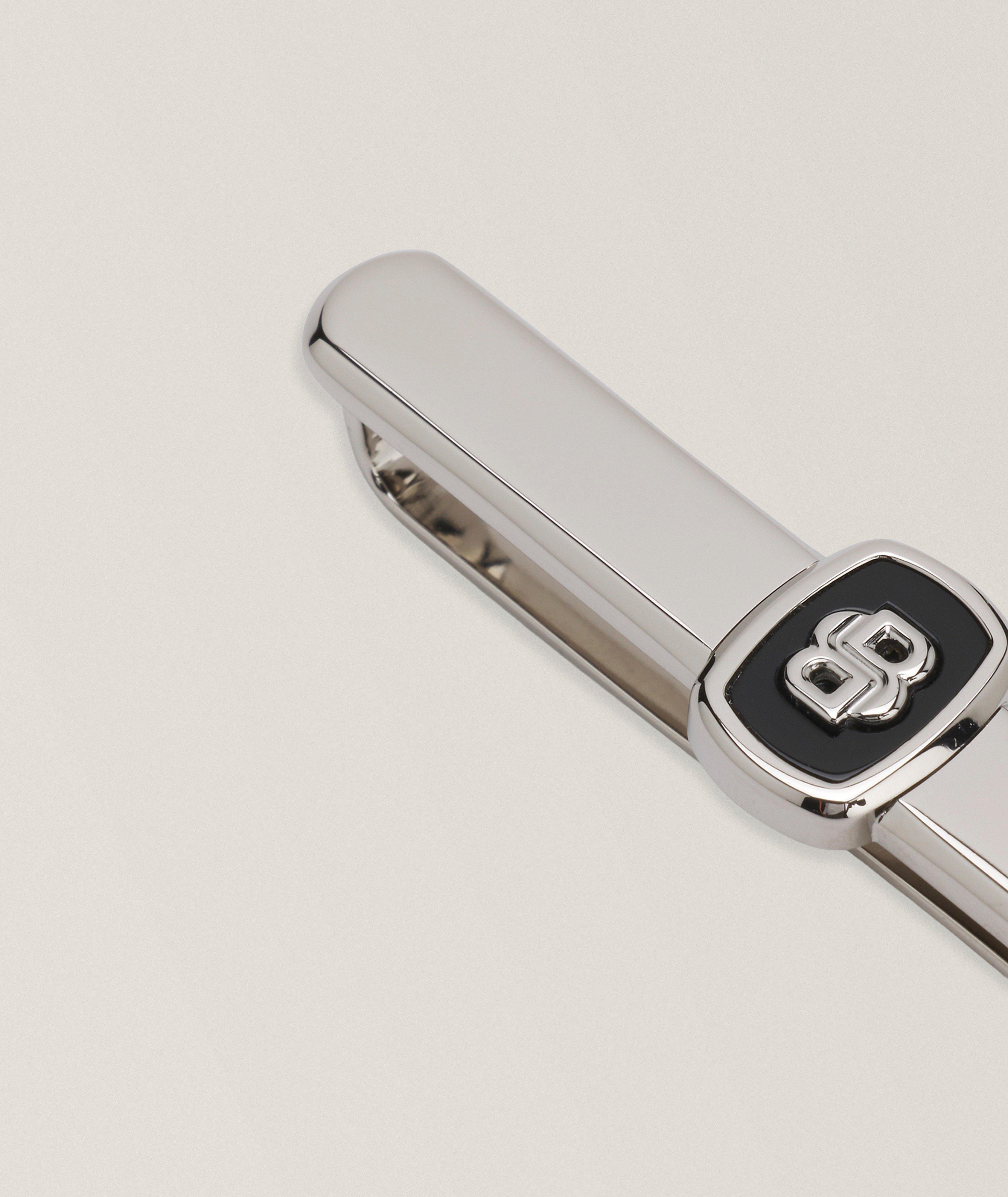 Enamel & Double 'B' Tie Clip  image 1