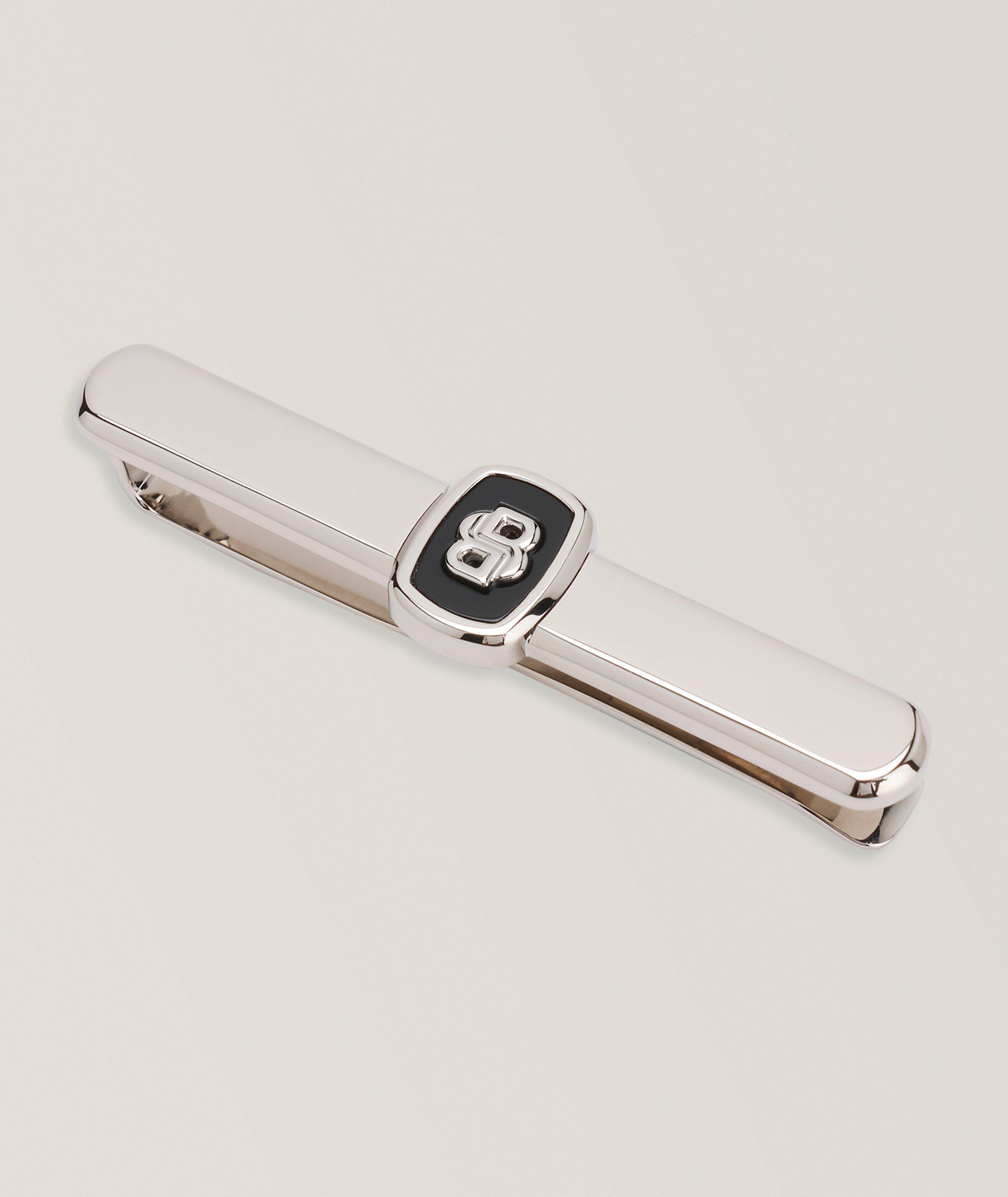 Enamel & Double 'B' Tie Clip  image 0