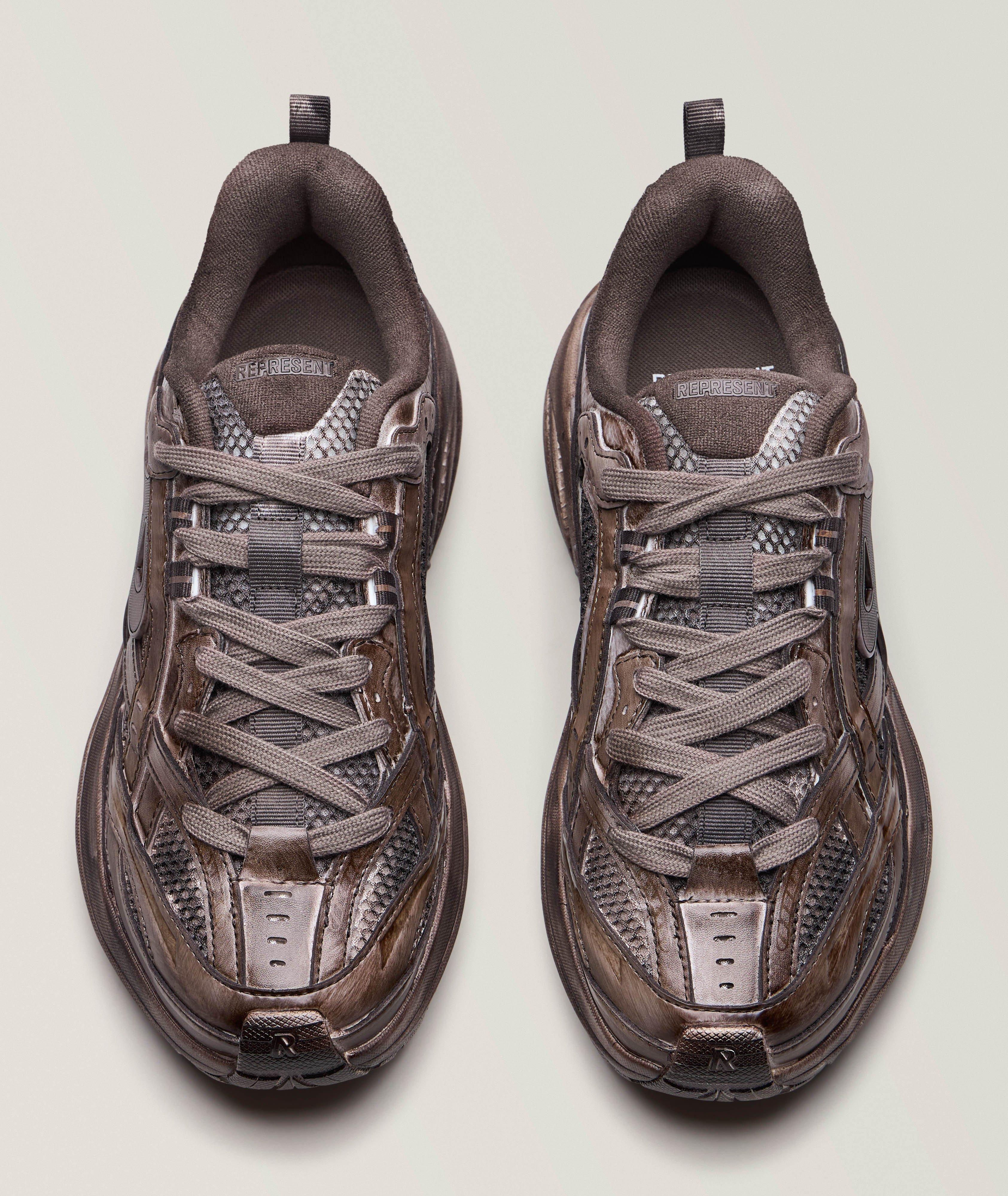 Dip Dye Storm Runner Distressed Sneakers image 1