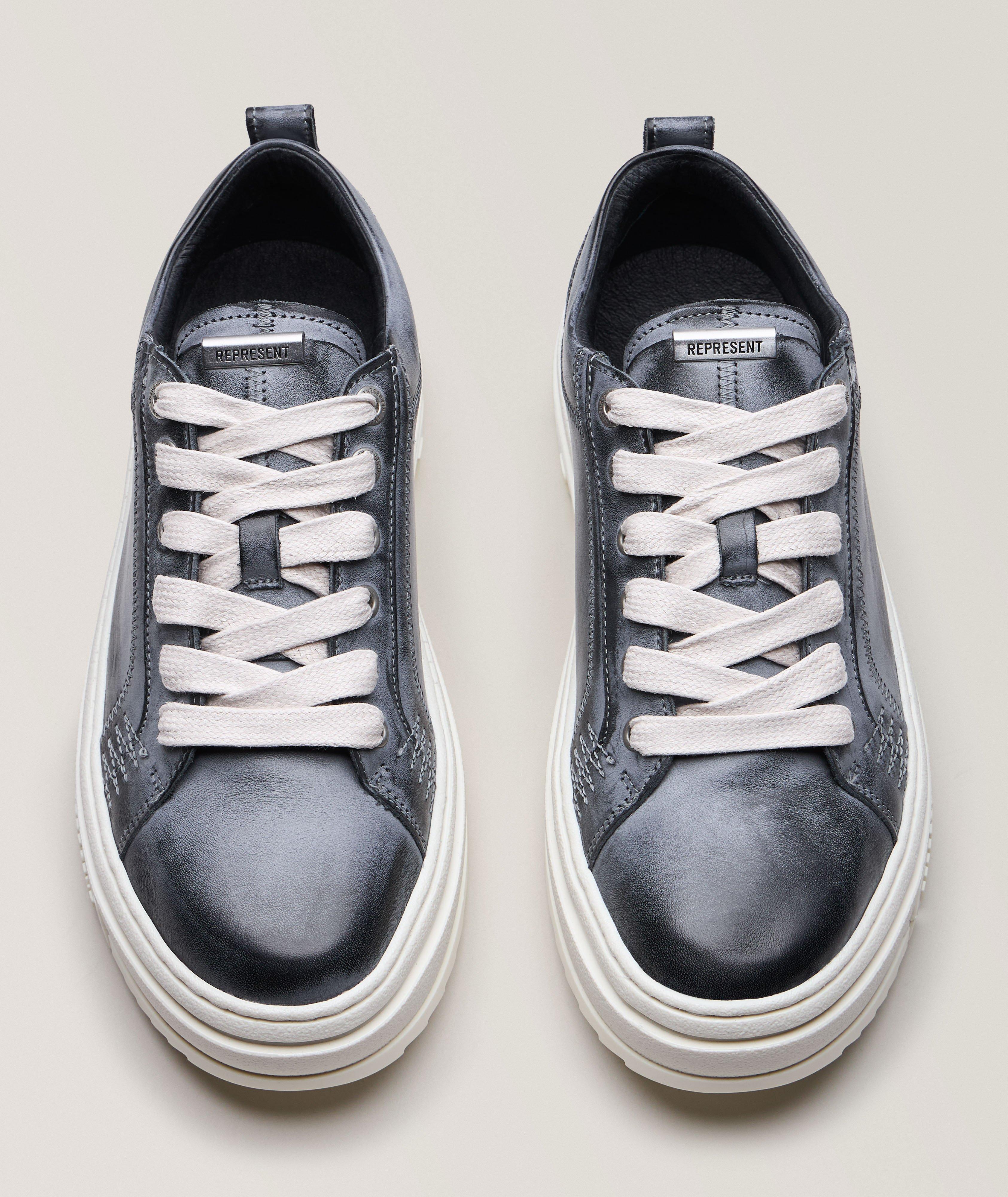 HTN Low Distressed Sneakers image 1